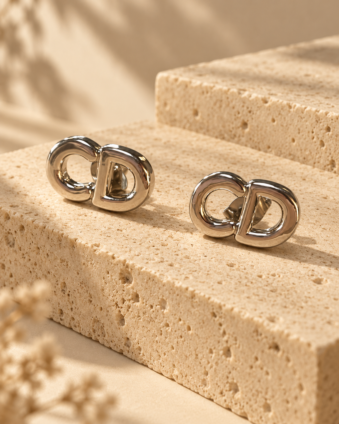 CD Stud Earrings