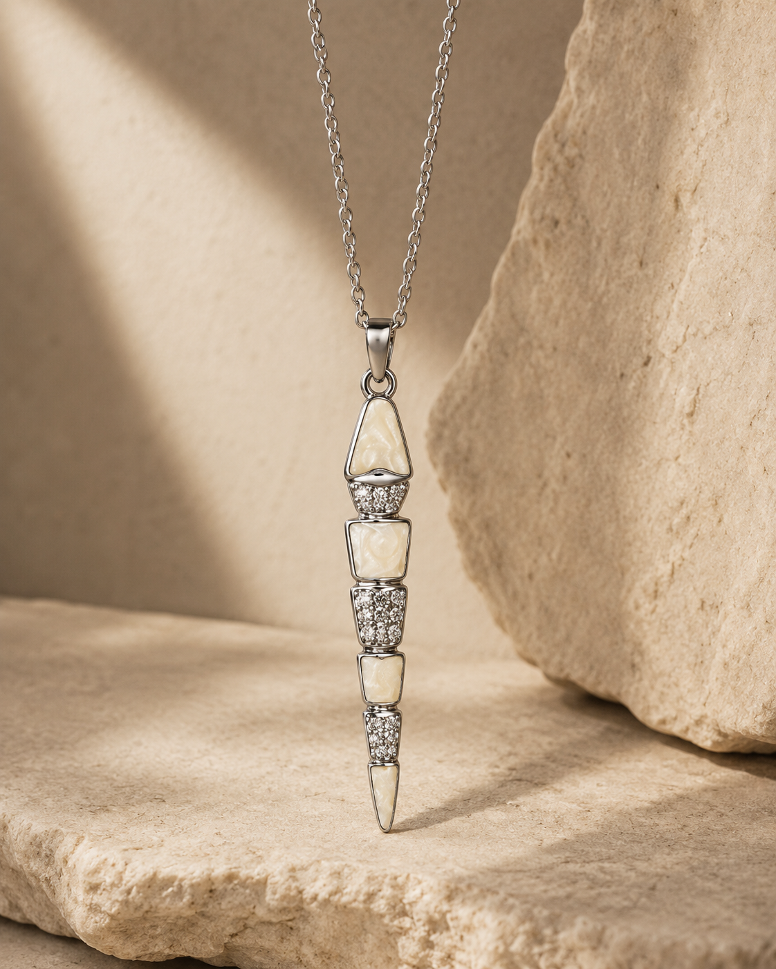Serpenti Stretched Pendant Necklace