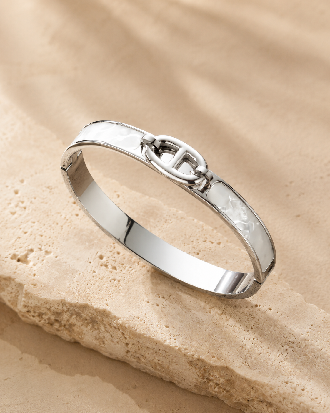 Pig Nose Mother Of Pearl Bangle