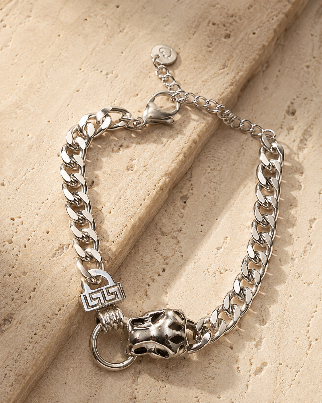 Italian Style Jaguar Chain Linked Bracelet