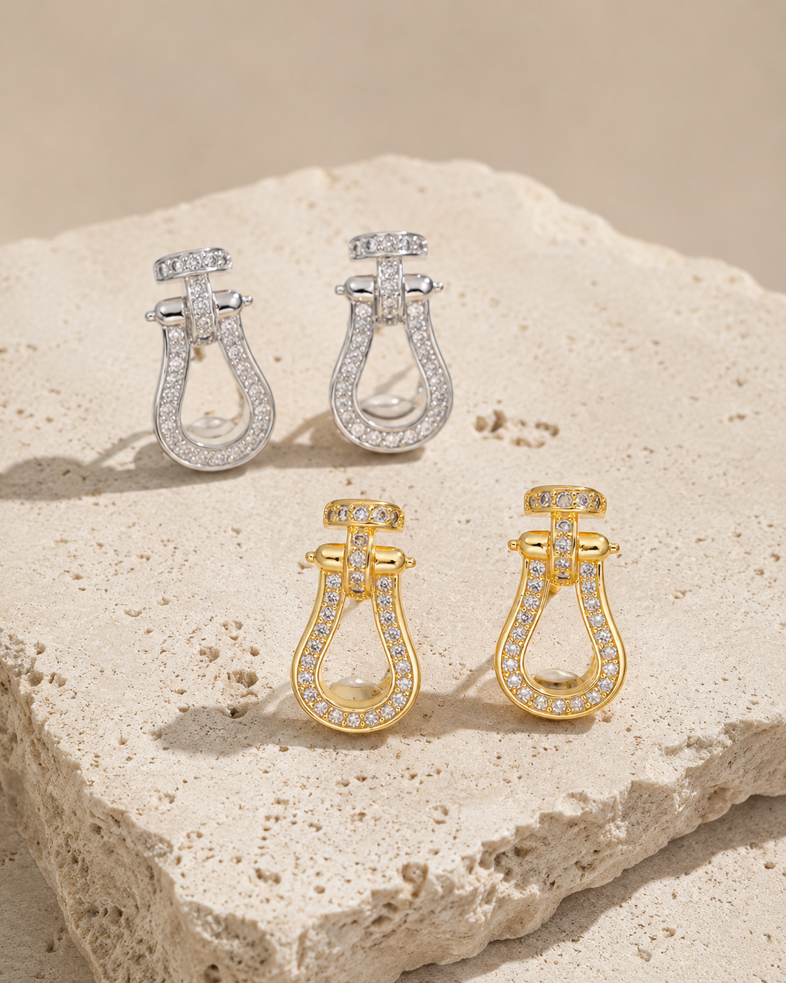 Freddy Force Buckle Earrings