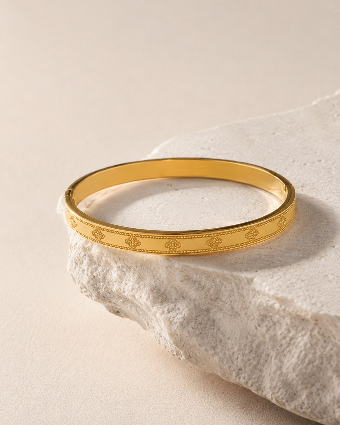 Four Leaf Clover Bangle