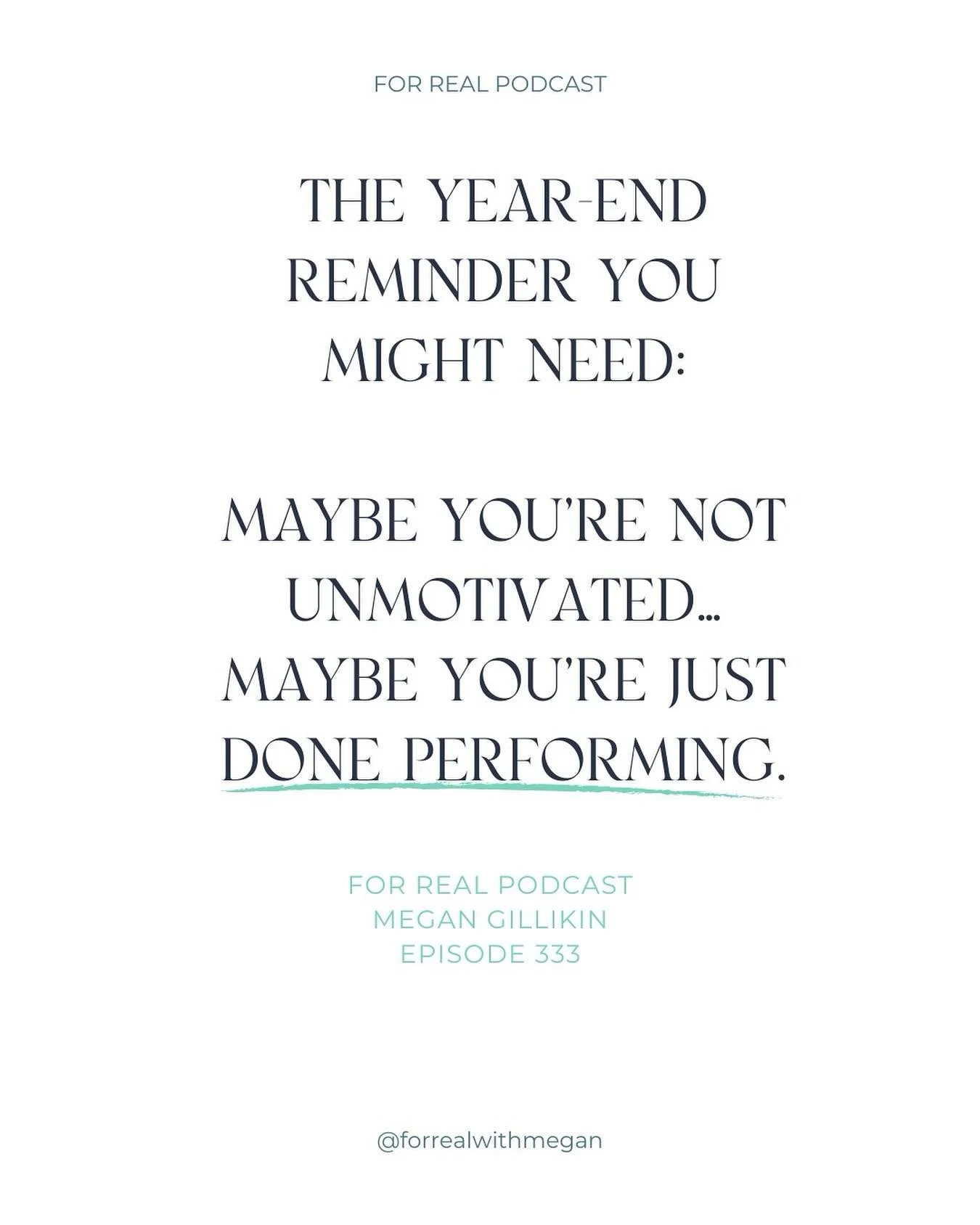 What if the thing you&rsquo;re calling &ldquo;lack of motivation&rdquo; is actually just exhaustion from carrying roles, expectations, and identities that don&rsquo;t fit anymore?

What if the heaviness isn&rsquo;t a problem to fix&hellip; but a sign