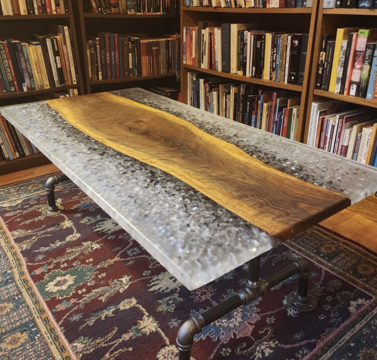 Live Edge Black Walnut Coffee Table