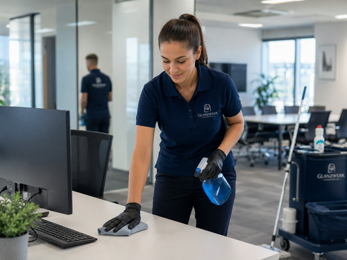 Professionelle Büroreinigung durch Glanzwerk Housekeeping