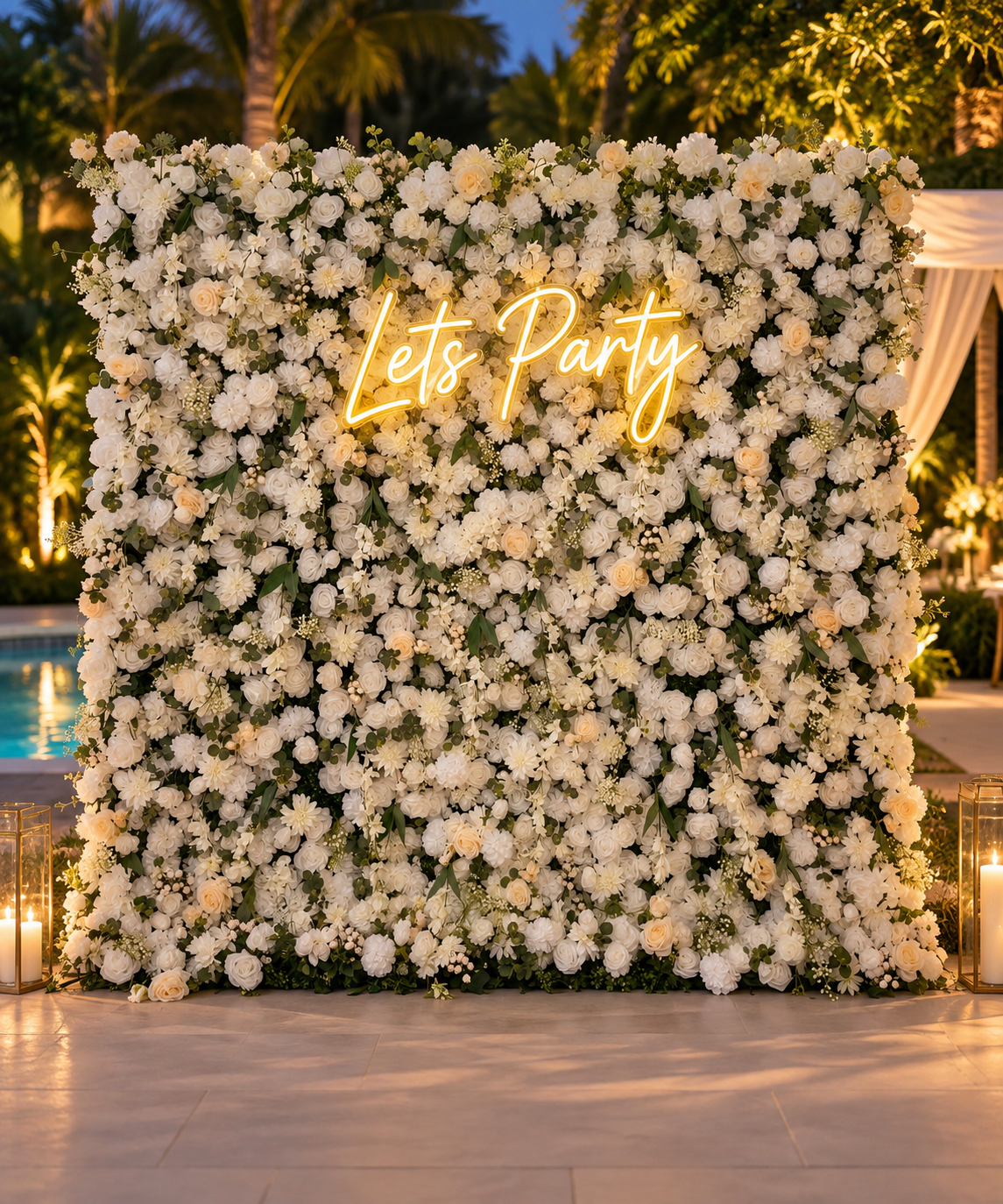 Flower Wall Backdrop