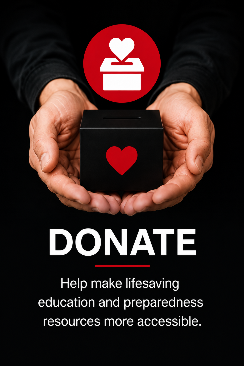 Donate to support accessible lifesaving education and emergency-preparedness programs.