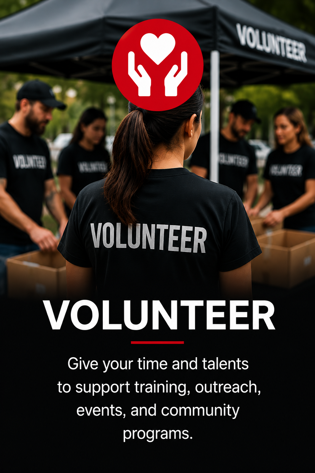 Volunteer with Charge On Foundation at community education and outreach events.