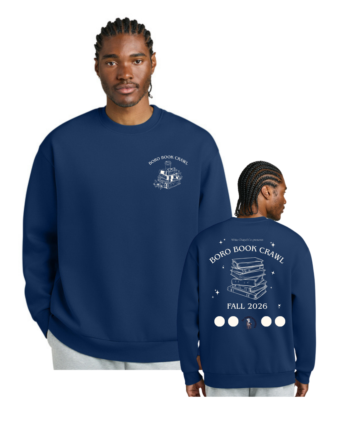 Boro Book Crawl Crewneck