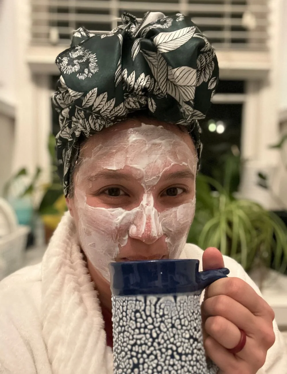 Victoria in Self Care mode!