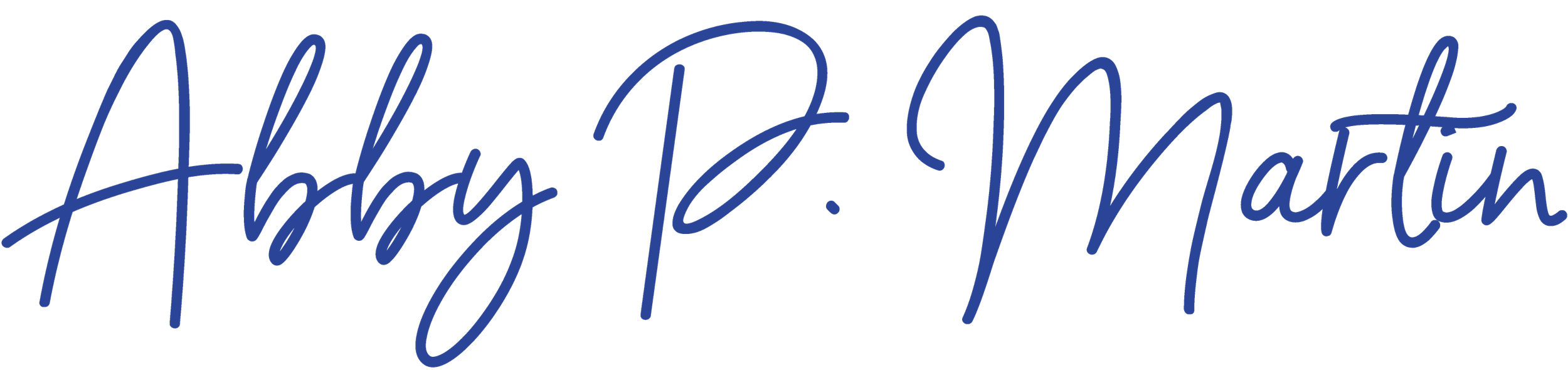 Text that says 'Happy St. Martin' in a cursive style blue font on a black background.