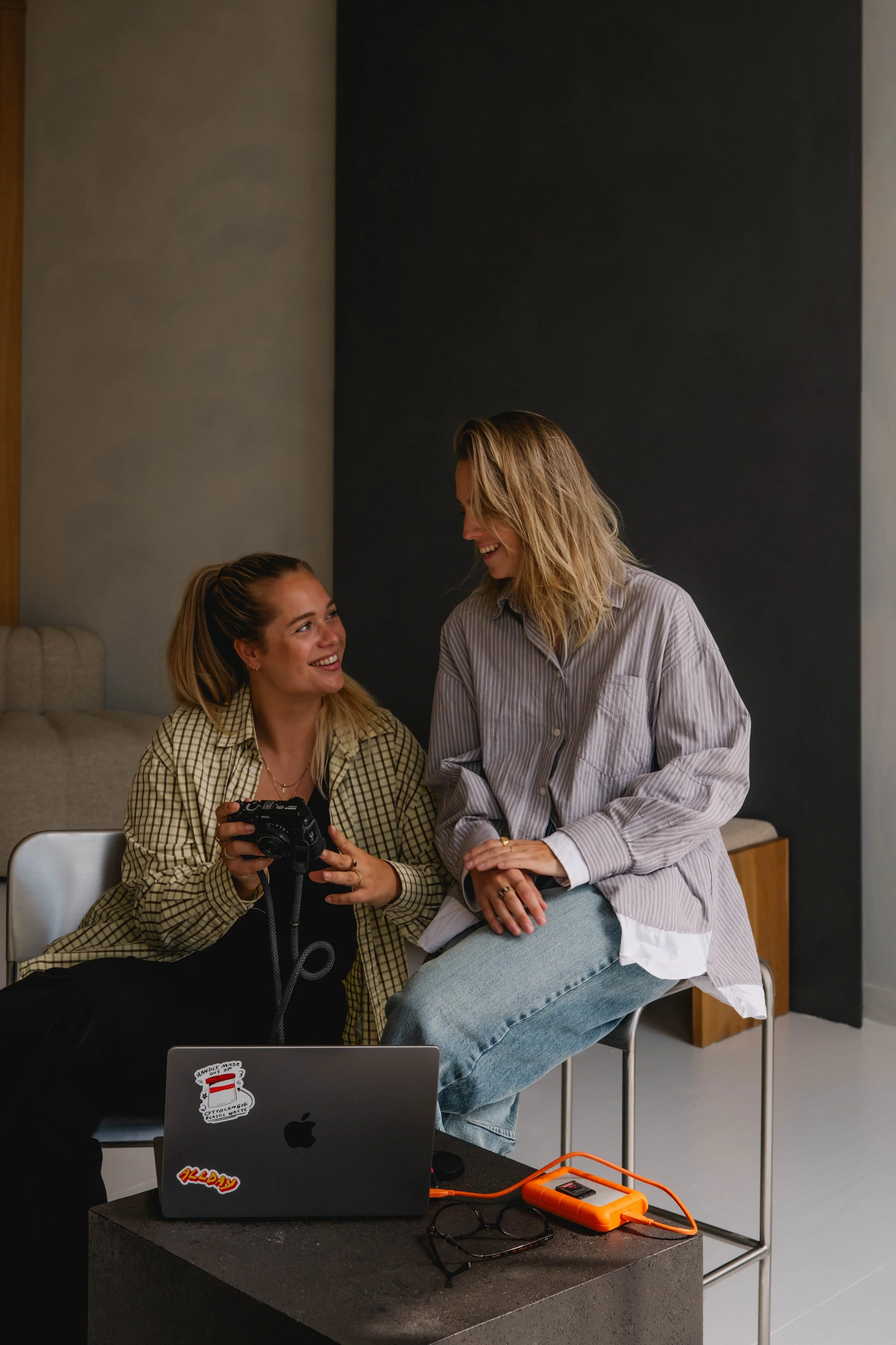 Team van De Eetgency tijdens een content shoot voor horeca, met focus op social media, foodfotografie en content creatie.