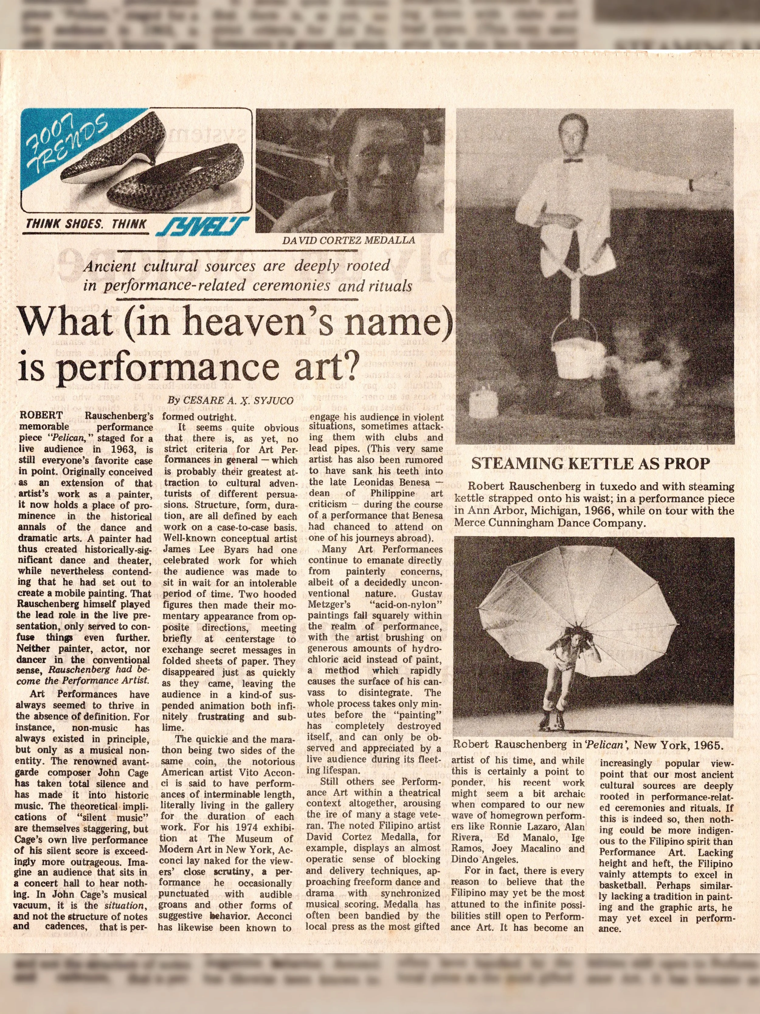 What (in heaven's name) is Performance Art?