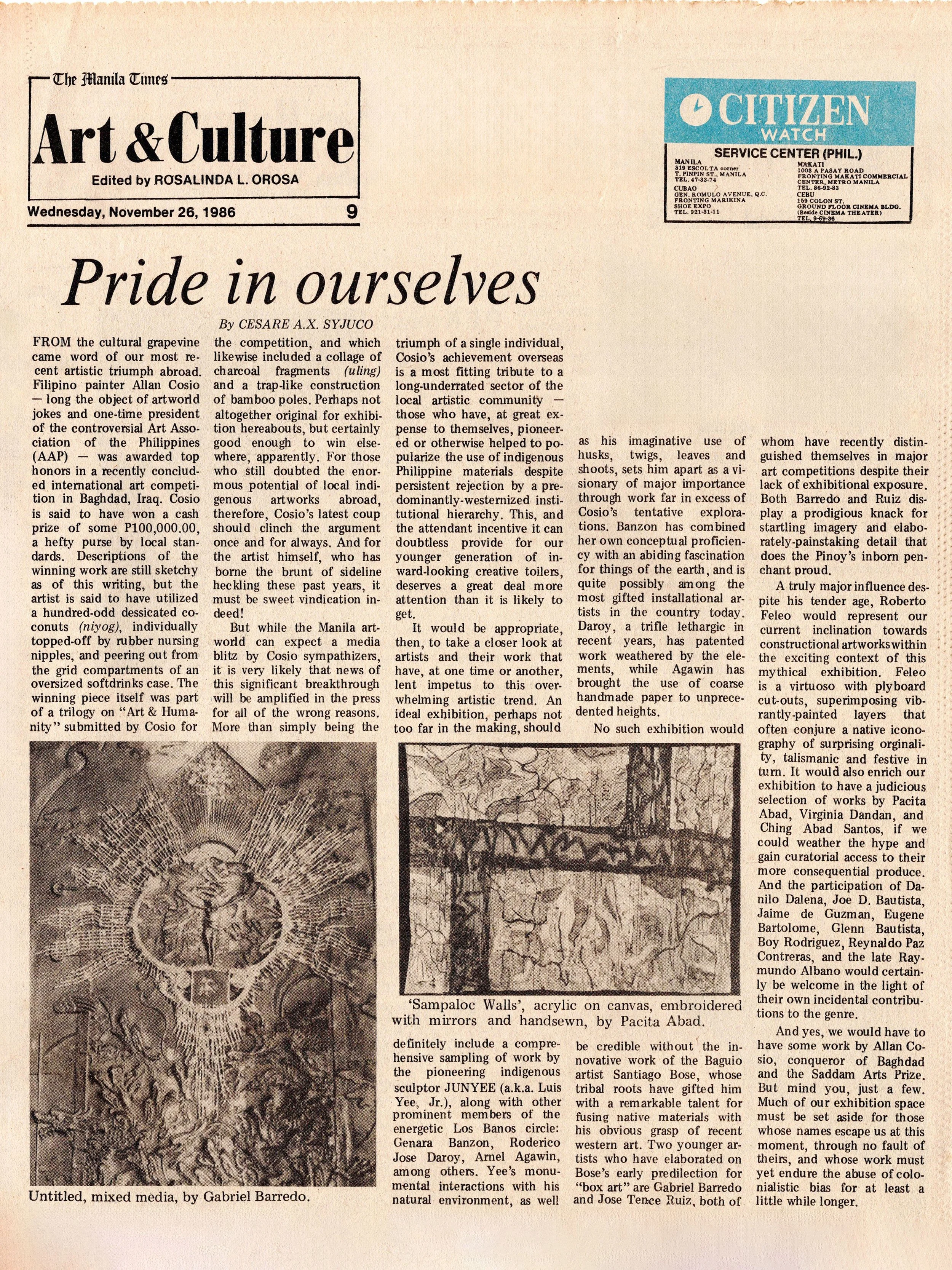 Pride in Ourselves