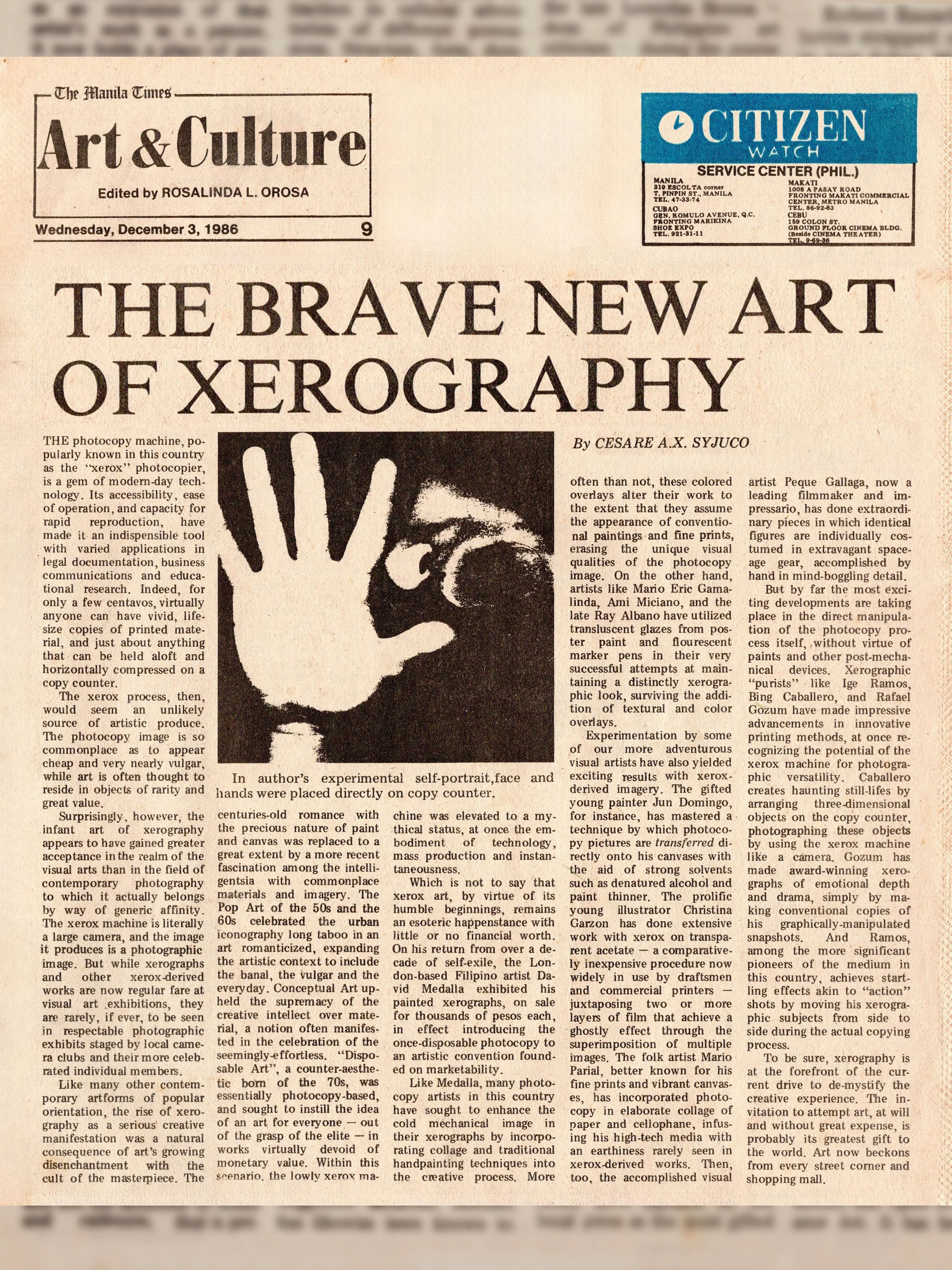 The Brave New Art of Xerography