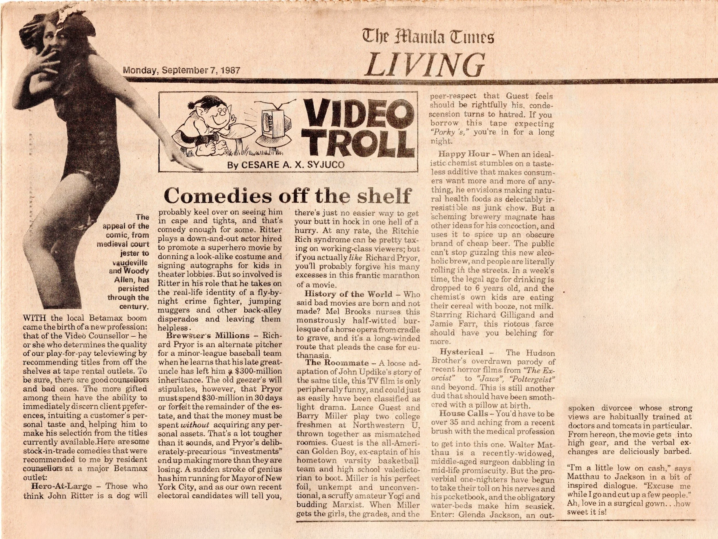 Comedies Off The Shelf