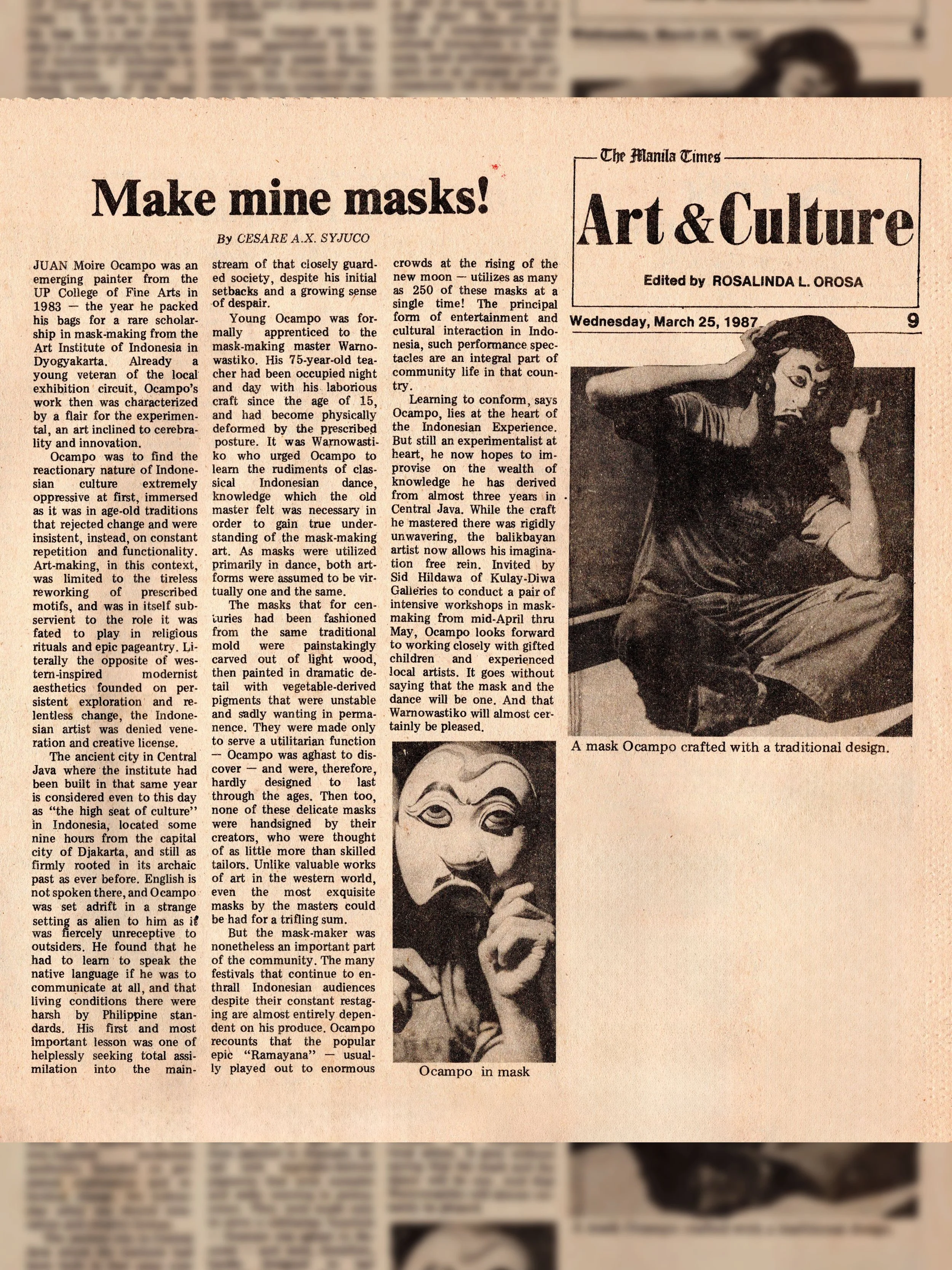 Make Mine Masks!