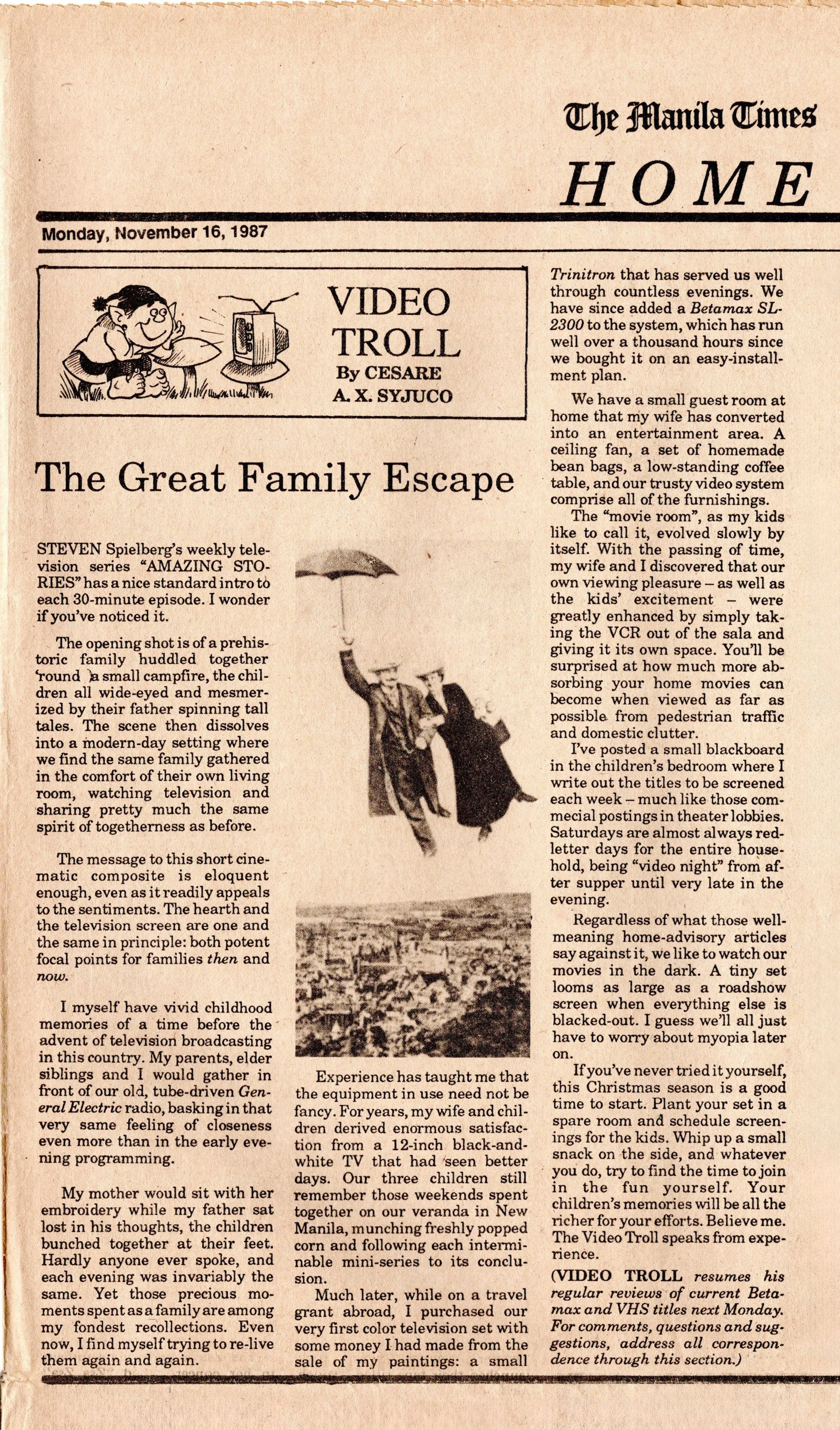 The Great Family Escape