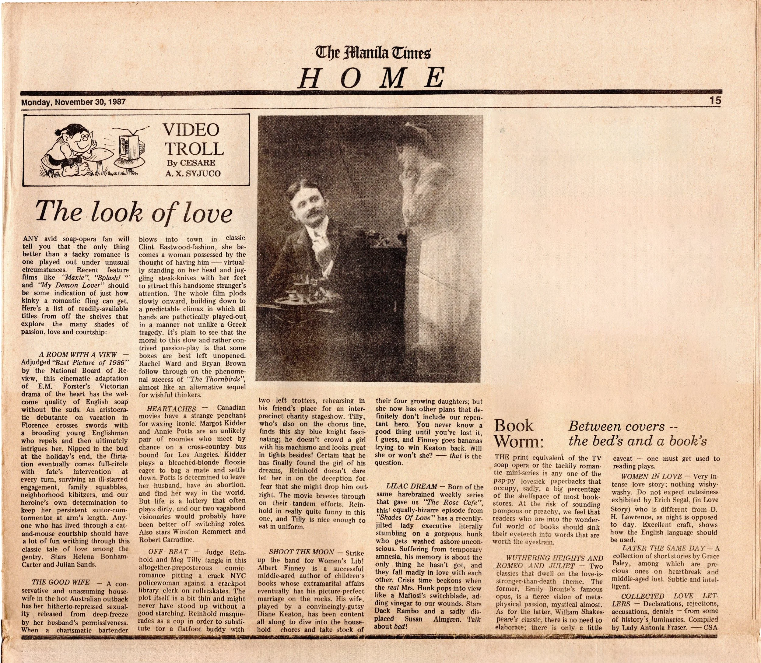 The Look of Love | Between Covers -- The Bed's and a Book's