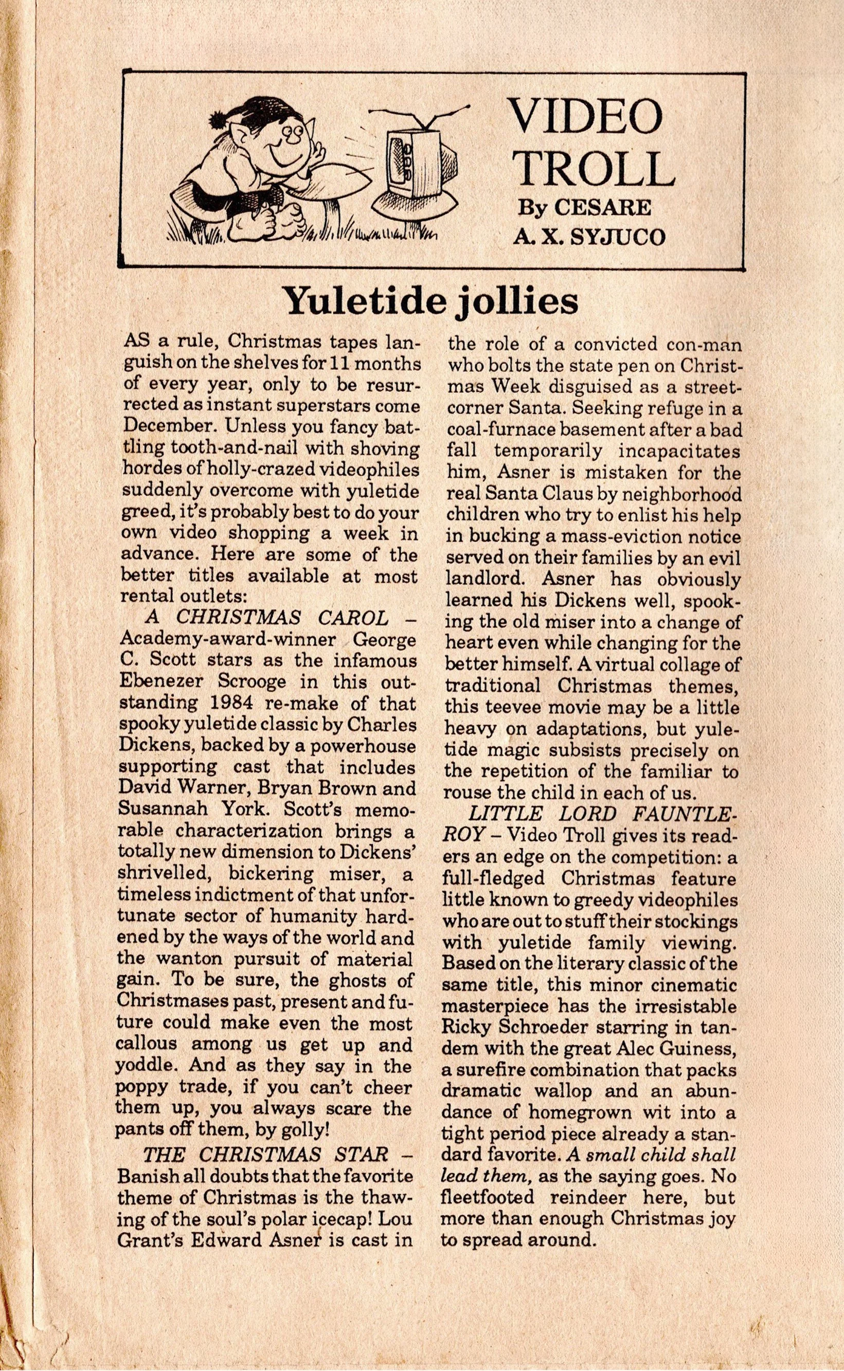 Yuletide Jollies