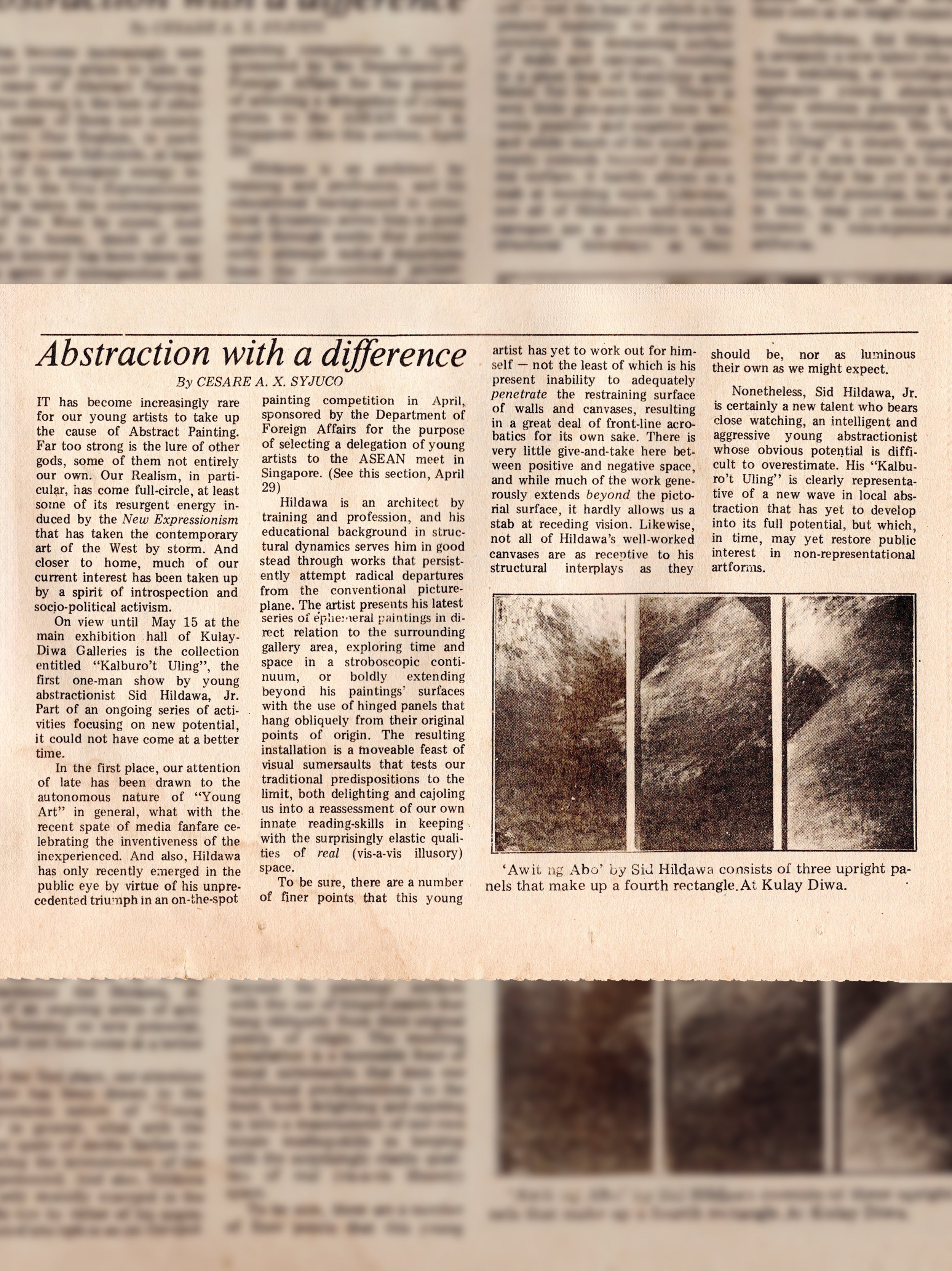 Abstraction with a difference