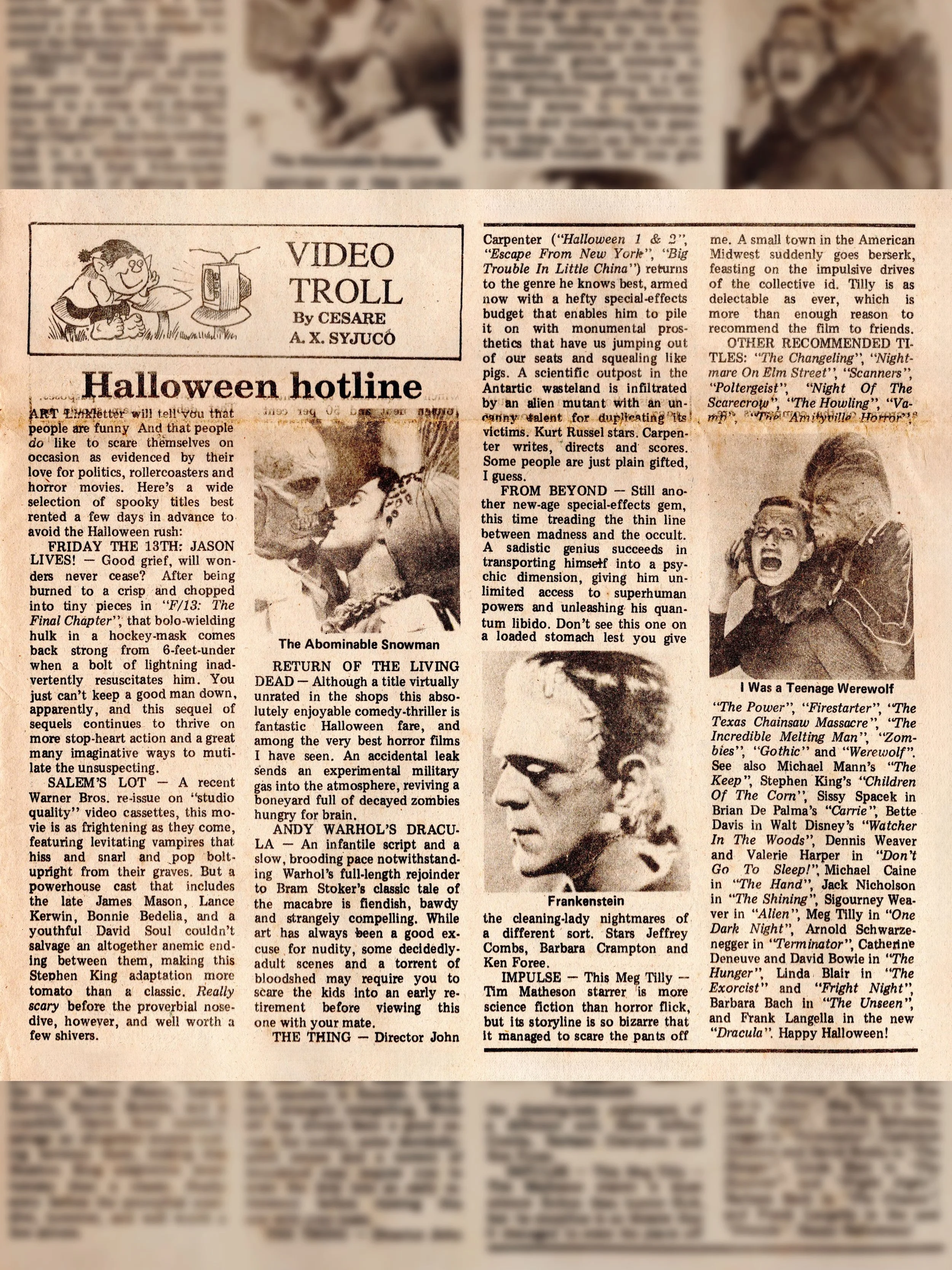 Halloween Hotline