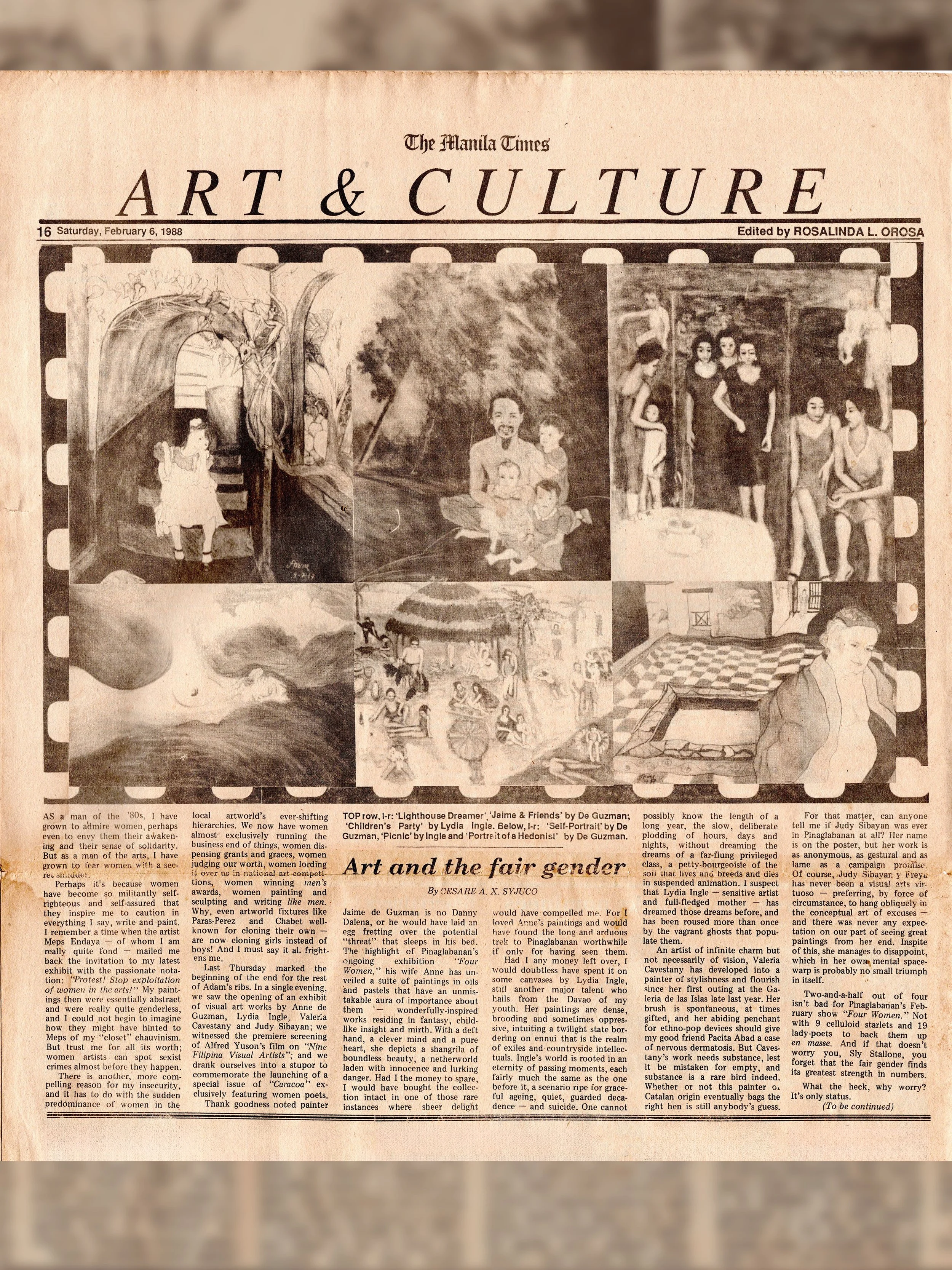 Art and The Fair Gender