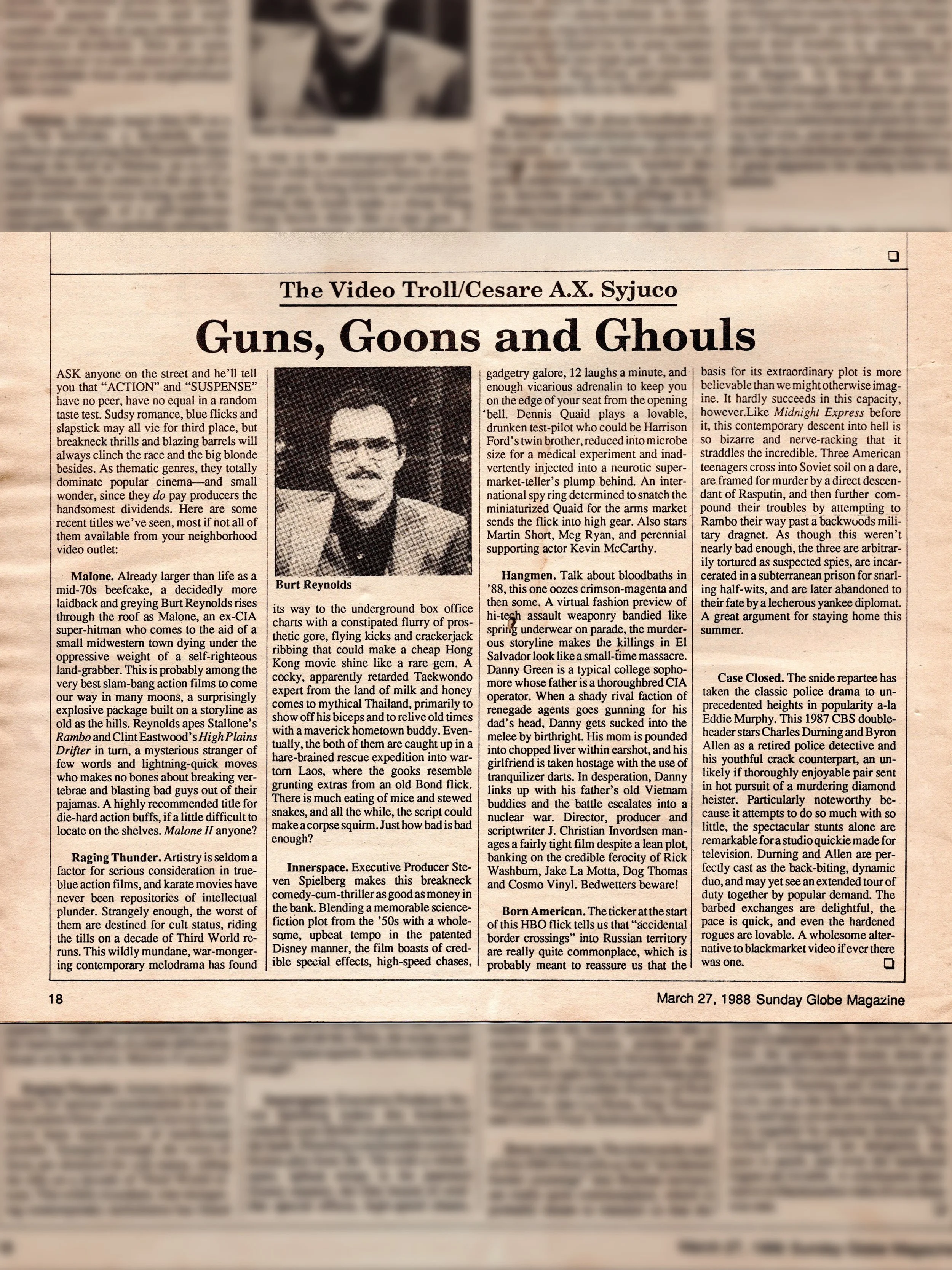 Guns, Goons and Ghouls