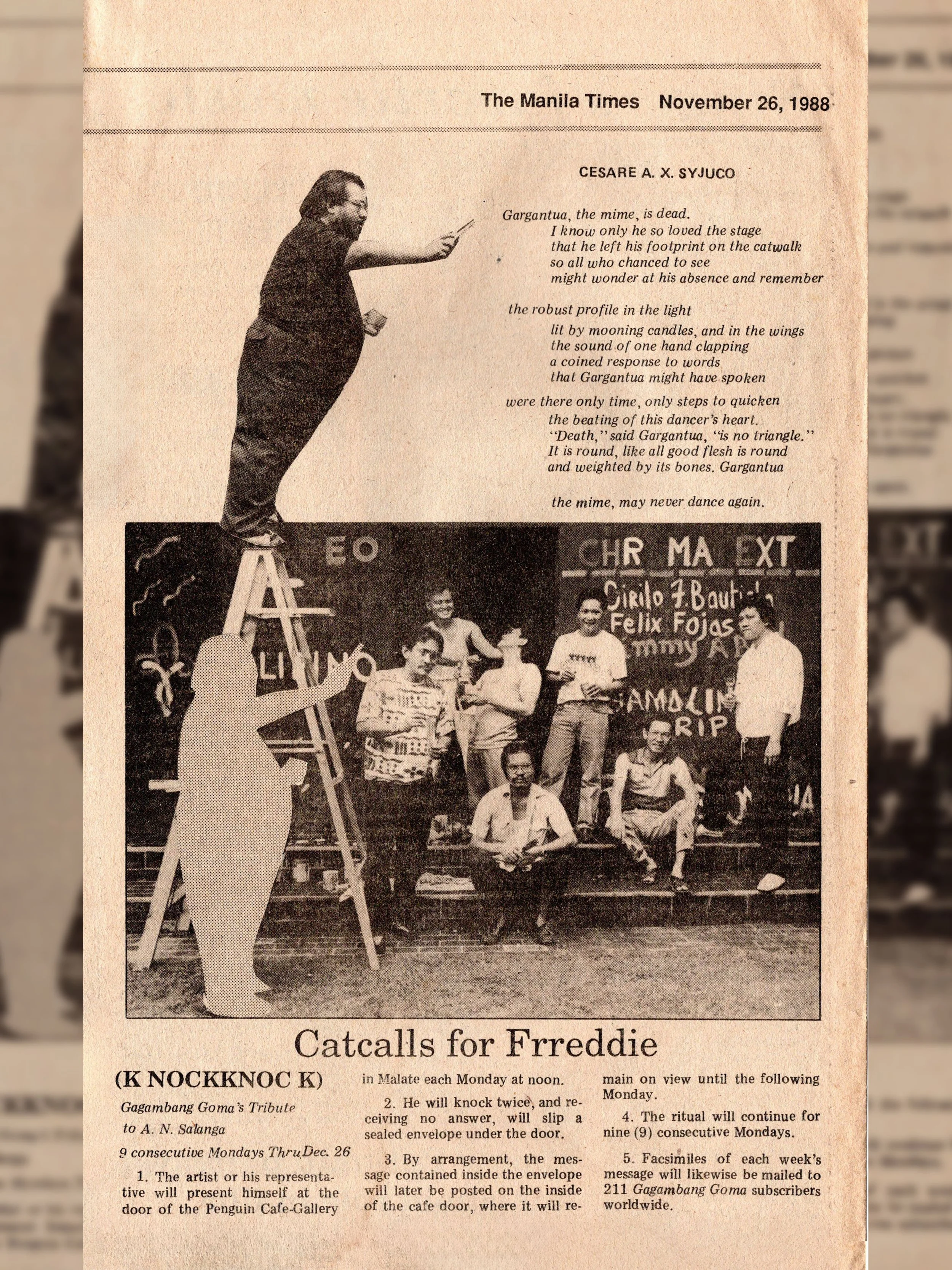 Catcalls for Frreddie
