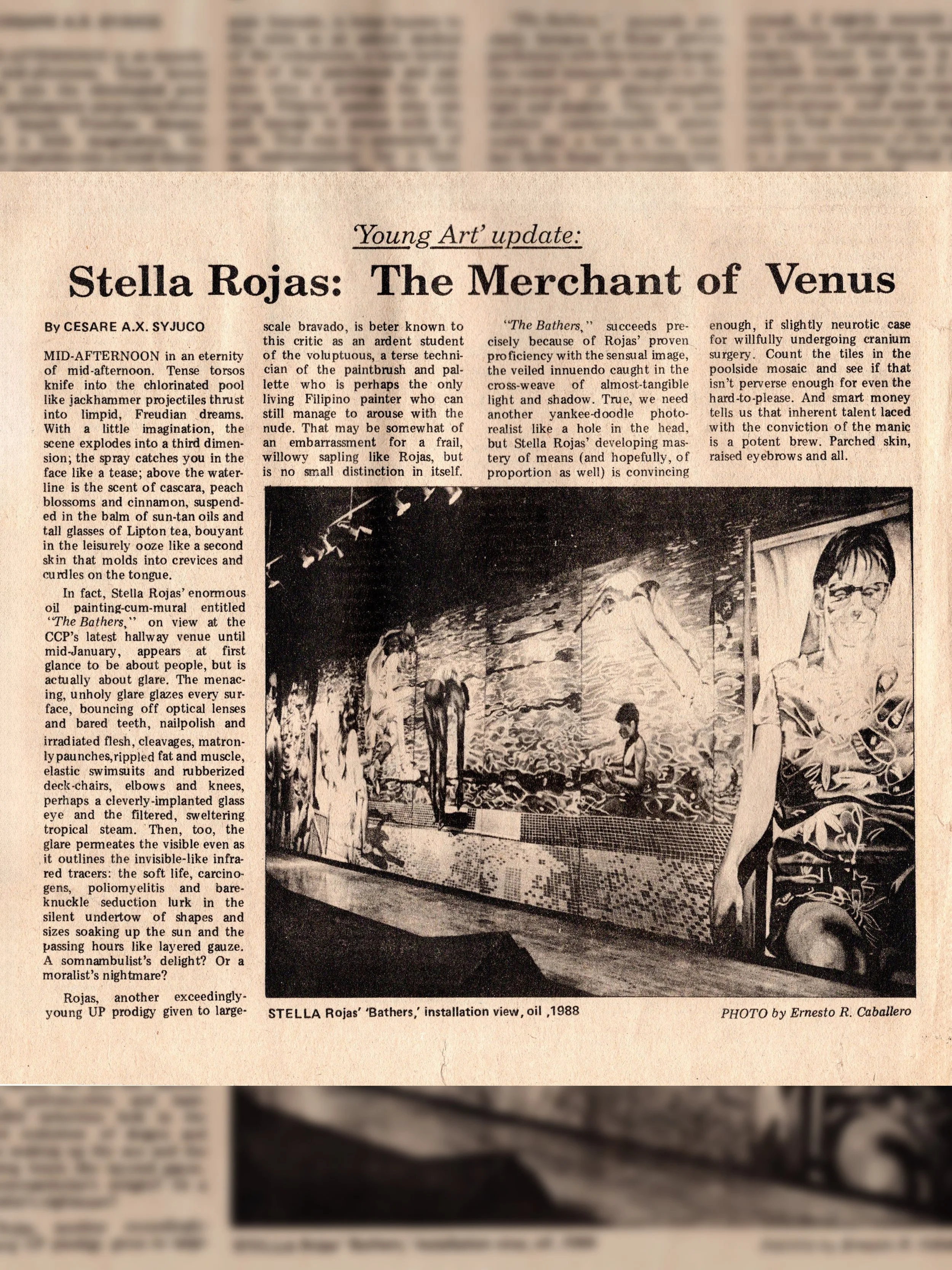 Young Art' update: Stella Rojas: The Merchant of Venus