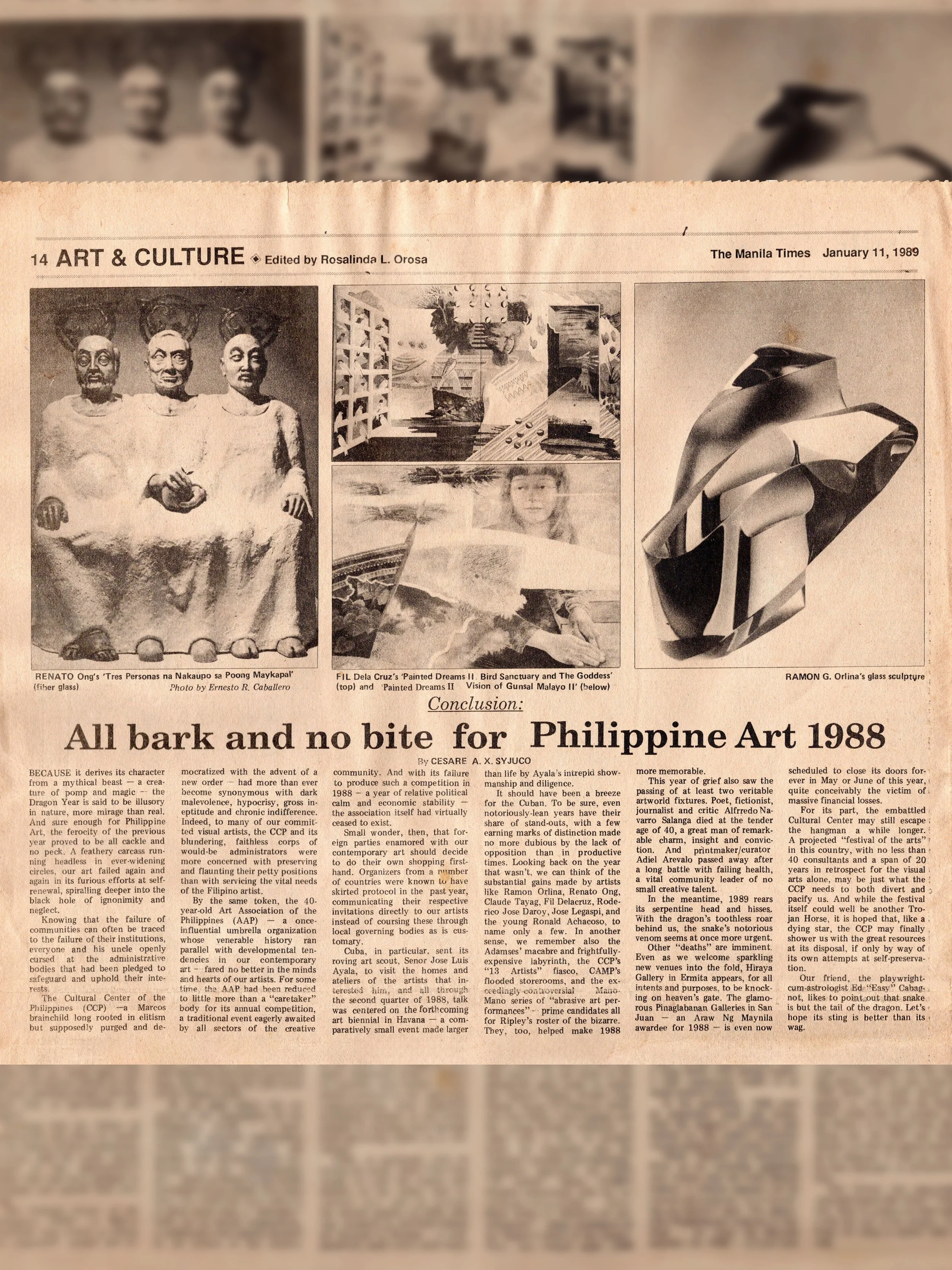 Conclusion: All bark and no bite for Philippine Art 1988
