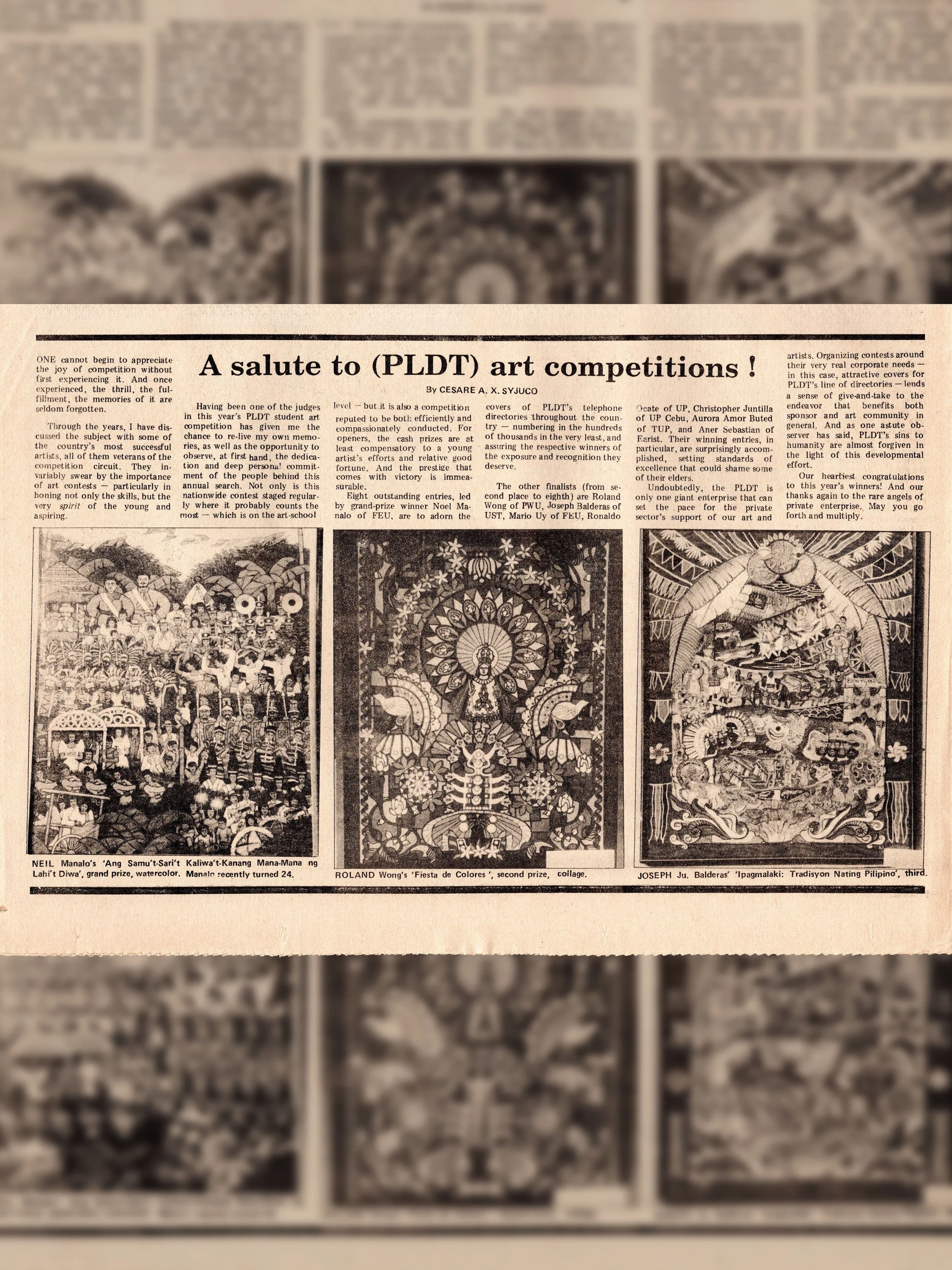 A Salute to (PLDT) Art Competitions!