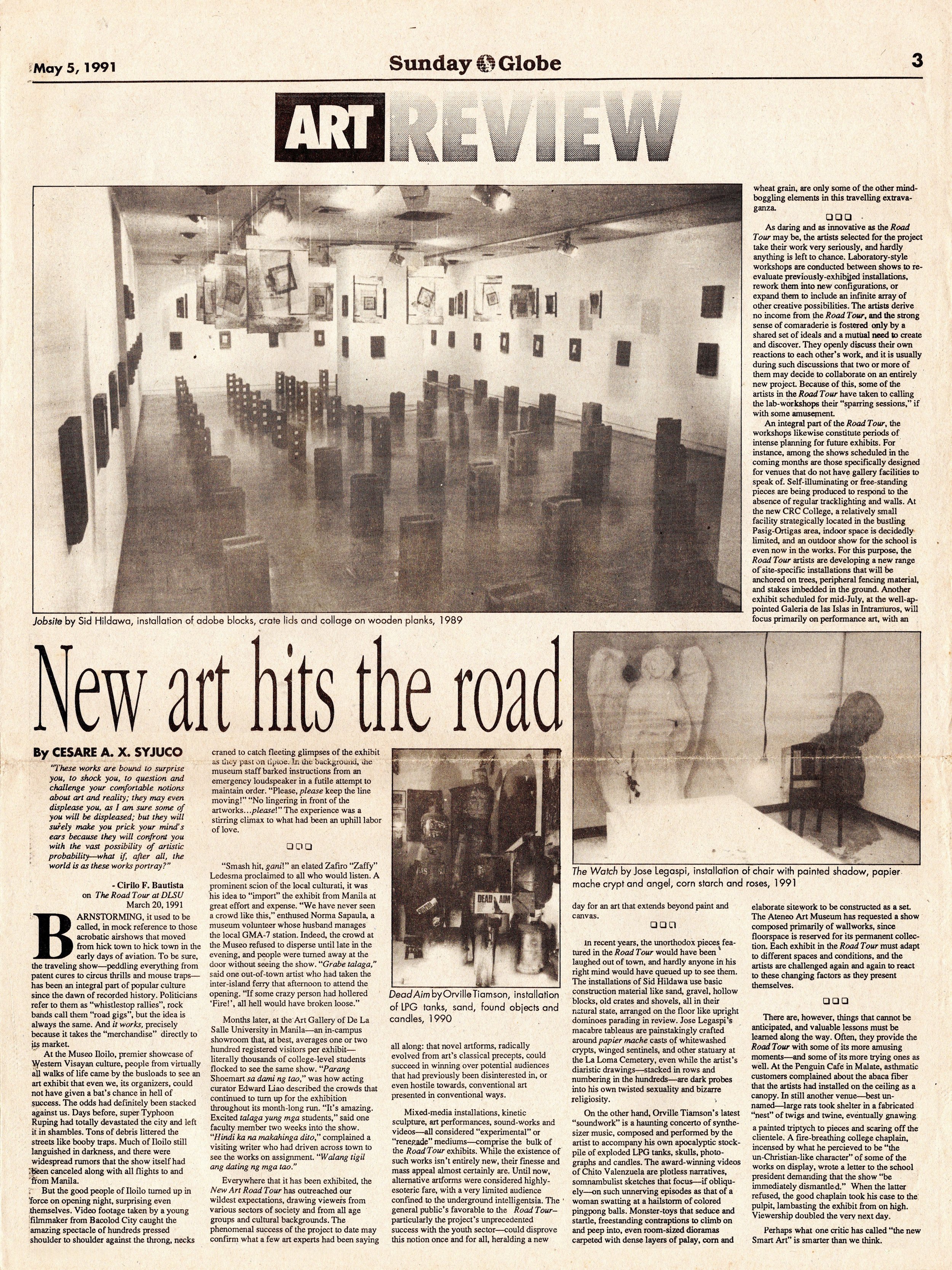 New Art Hits The Road