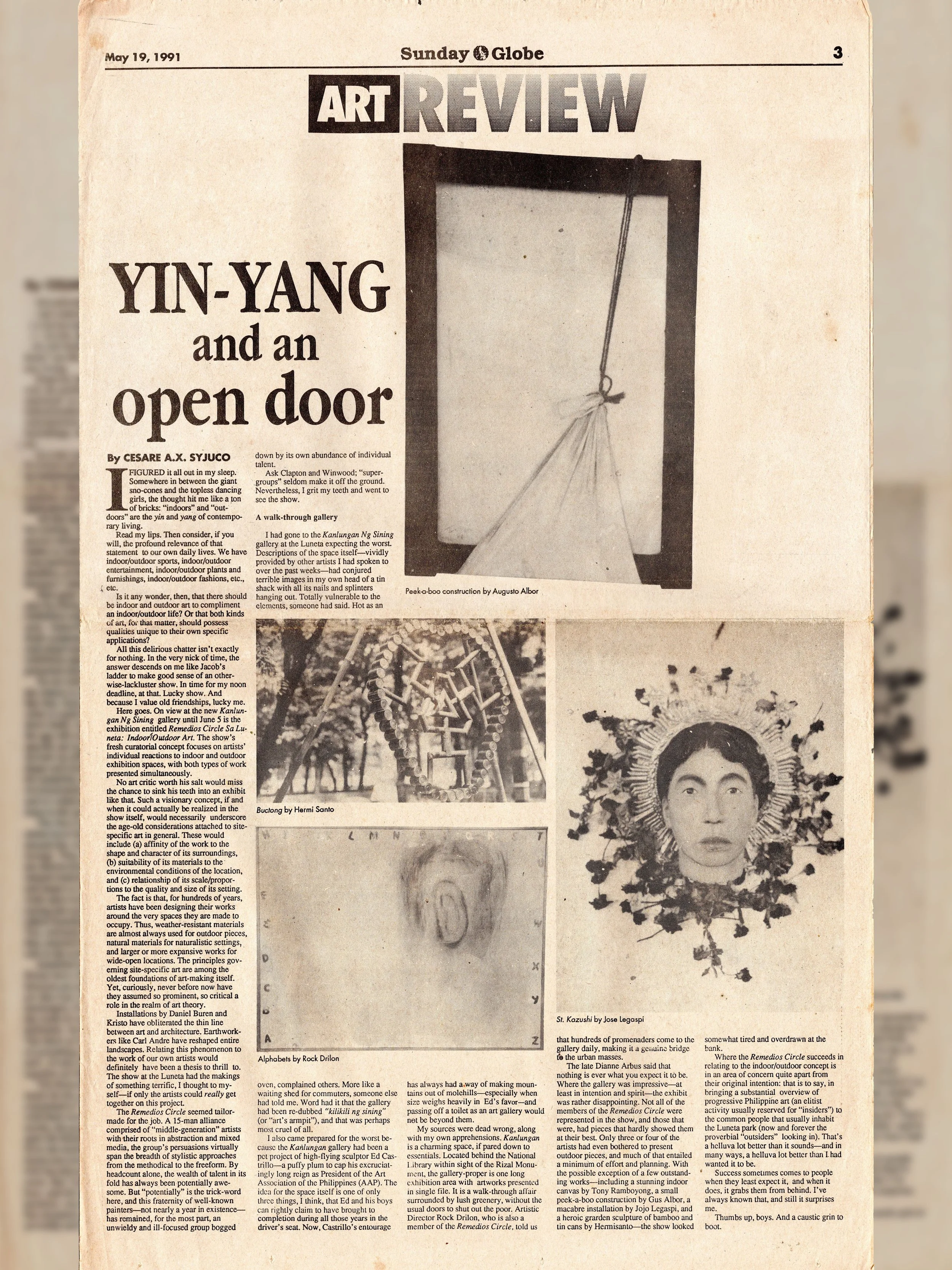 YIN-YANG and An Open Door