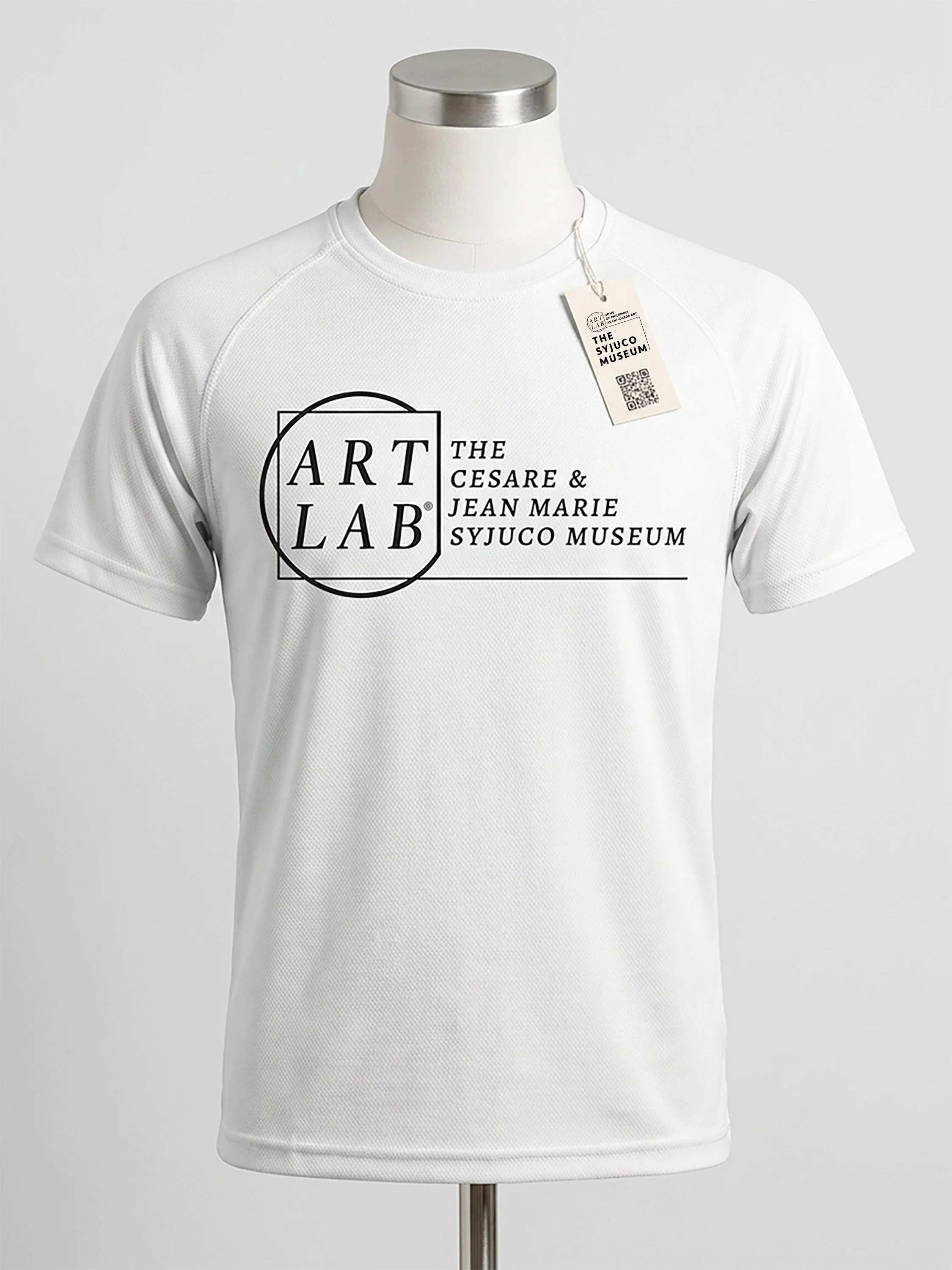 ART LAB: The Syjuco Museum Shirt - Premium Dri-Fit (White)