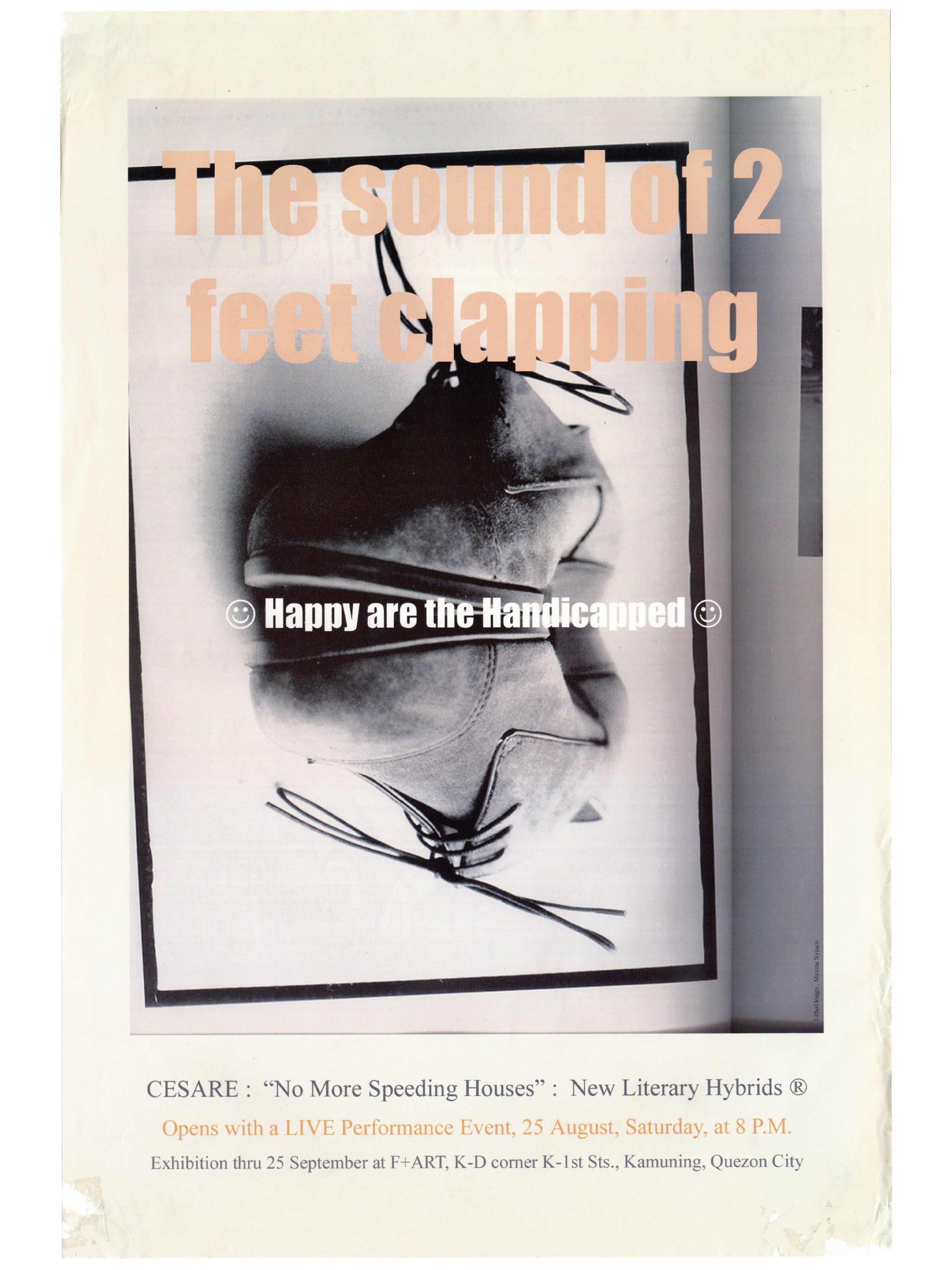 Cesare A.X. Syjuco: "CESARE: 'No More Speeding Houses': New Literary Hybrids®", F+Art (2007) - Design by Maxine Syjuco
