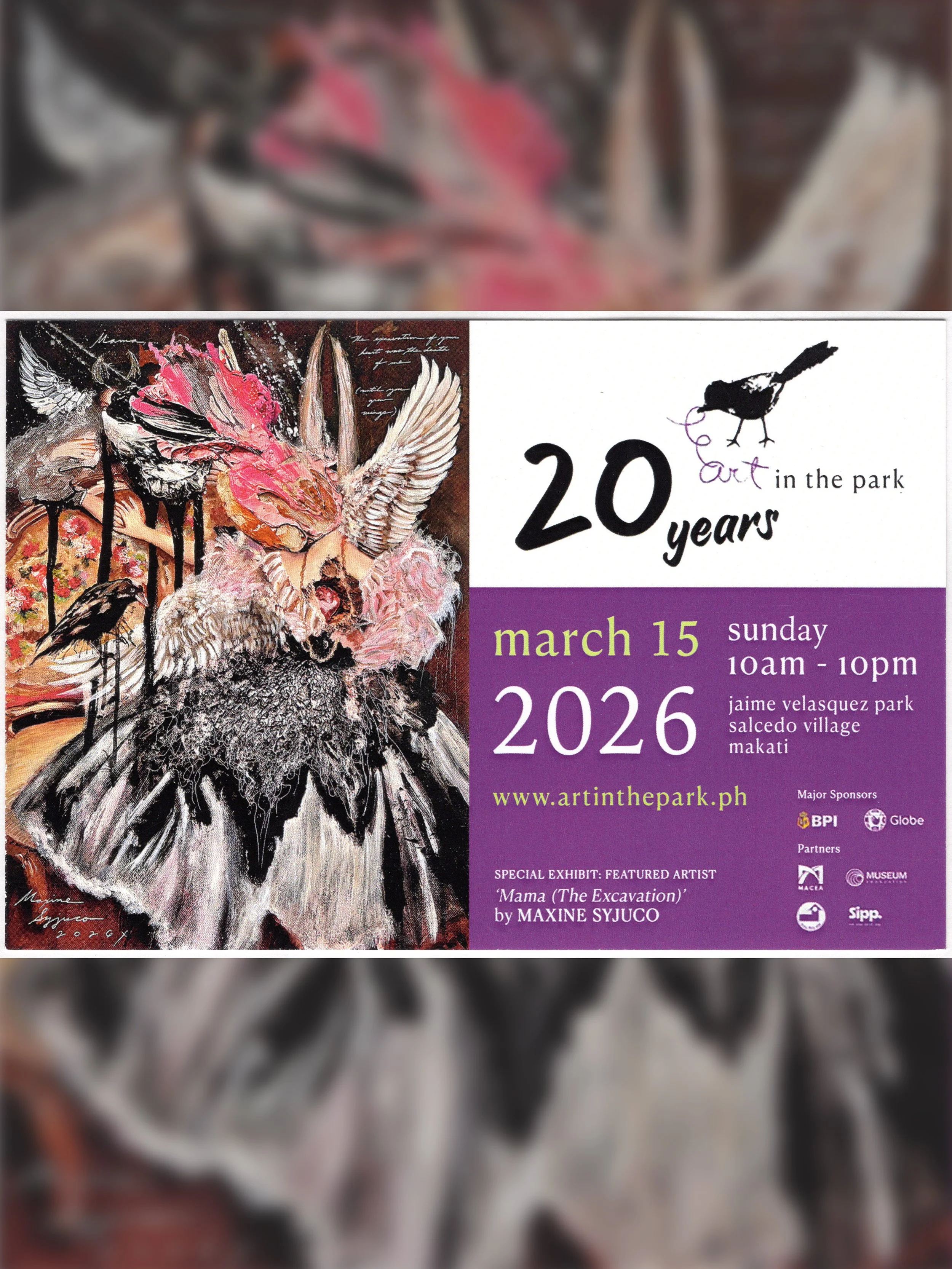 Maxine Syjuco: "Art In The Park, 20 Years", Jaime Velasquez Park (2026) - Art by Maxine Syjuco "Mama (The Excavation), 2026"