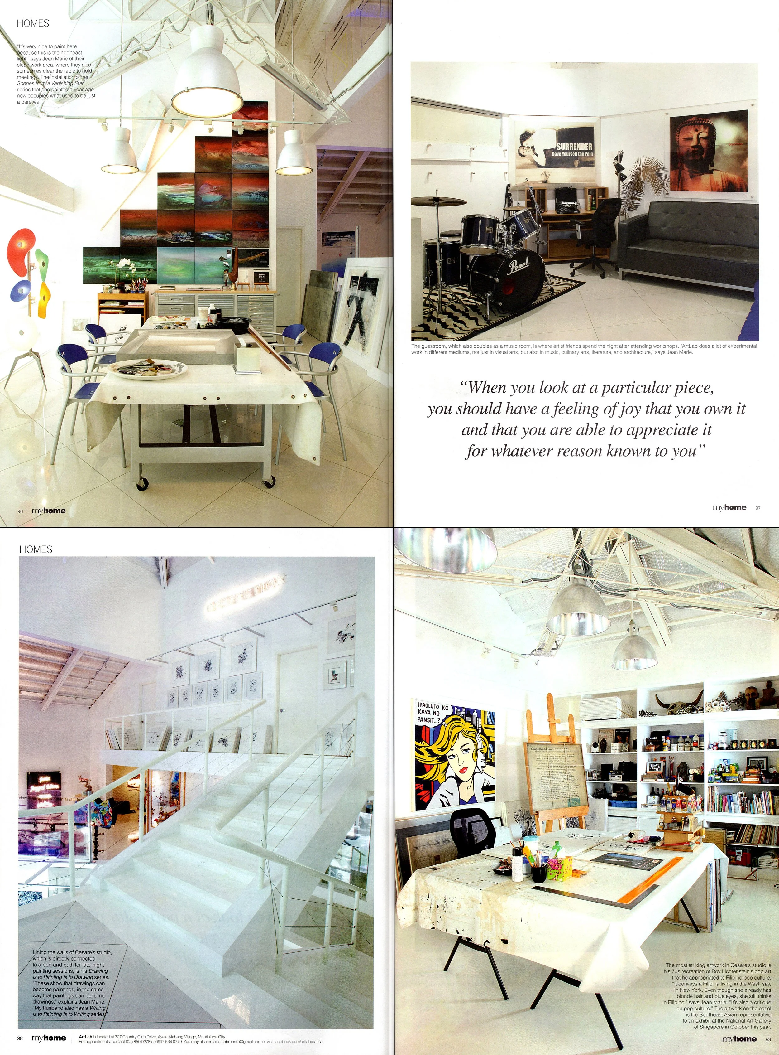 Art Lab: Atelier Cesare and Jean Marie Syjuco - magazine feature - art and interior design - Art Lab: The Syjuco Museum, Alabang Muntinlupa City Metro Manila Philippines