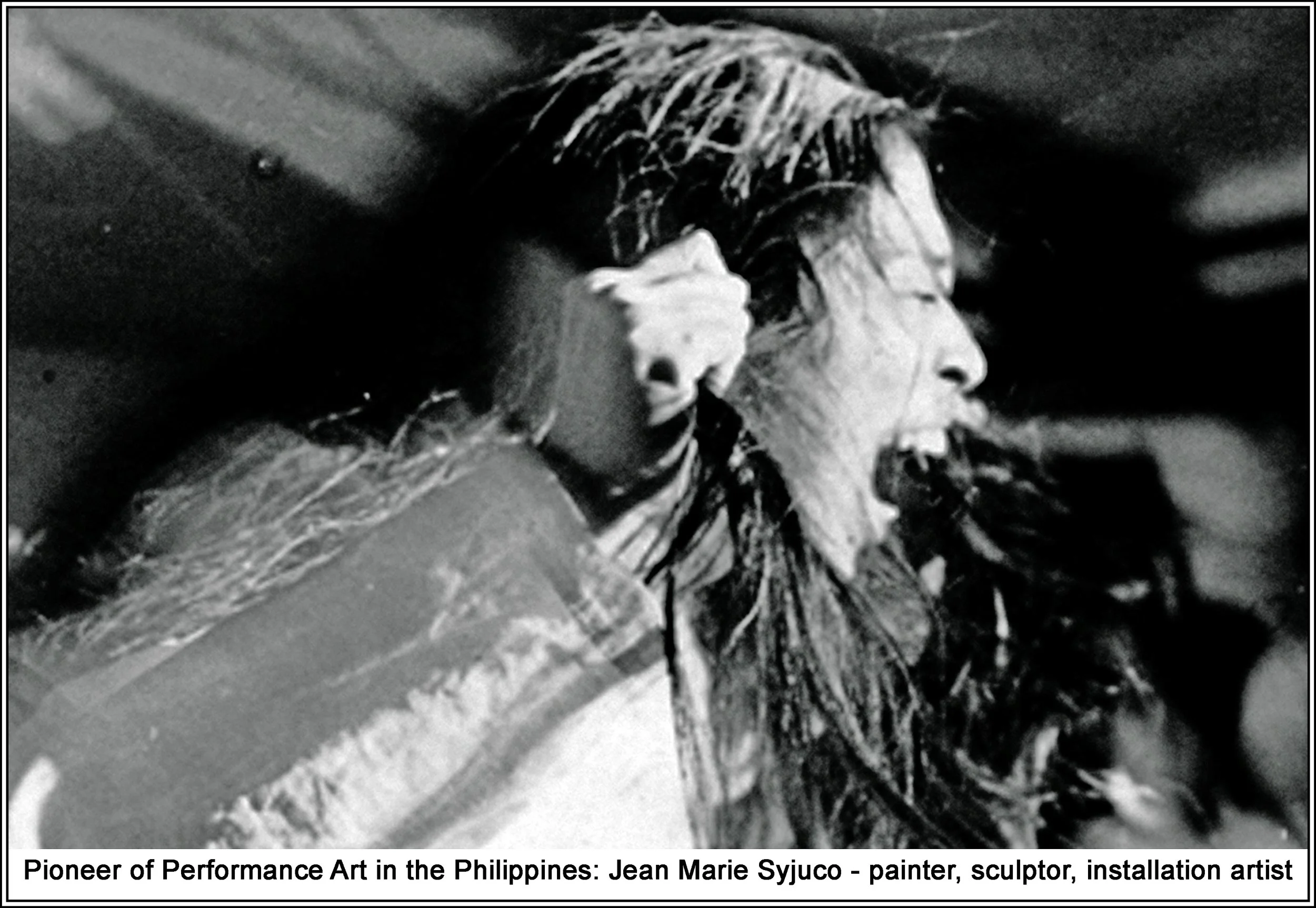 Jean Marie Syjuco - pioneer of performance art in the Philippines, painter, sculptor, installation artist