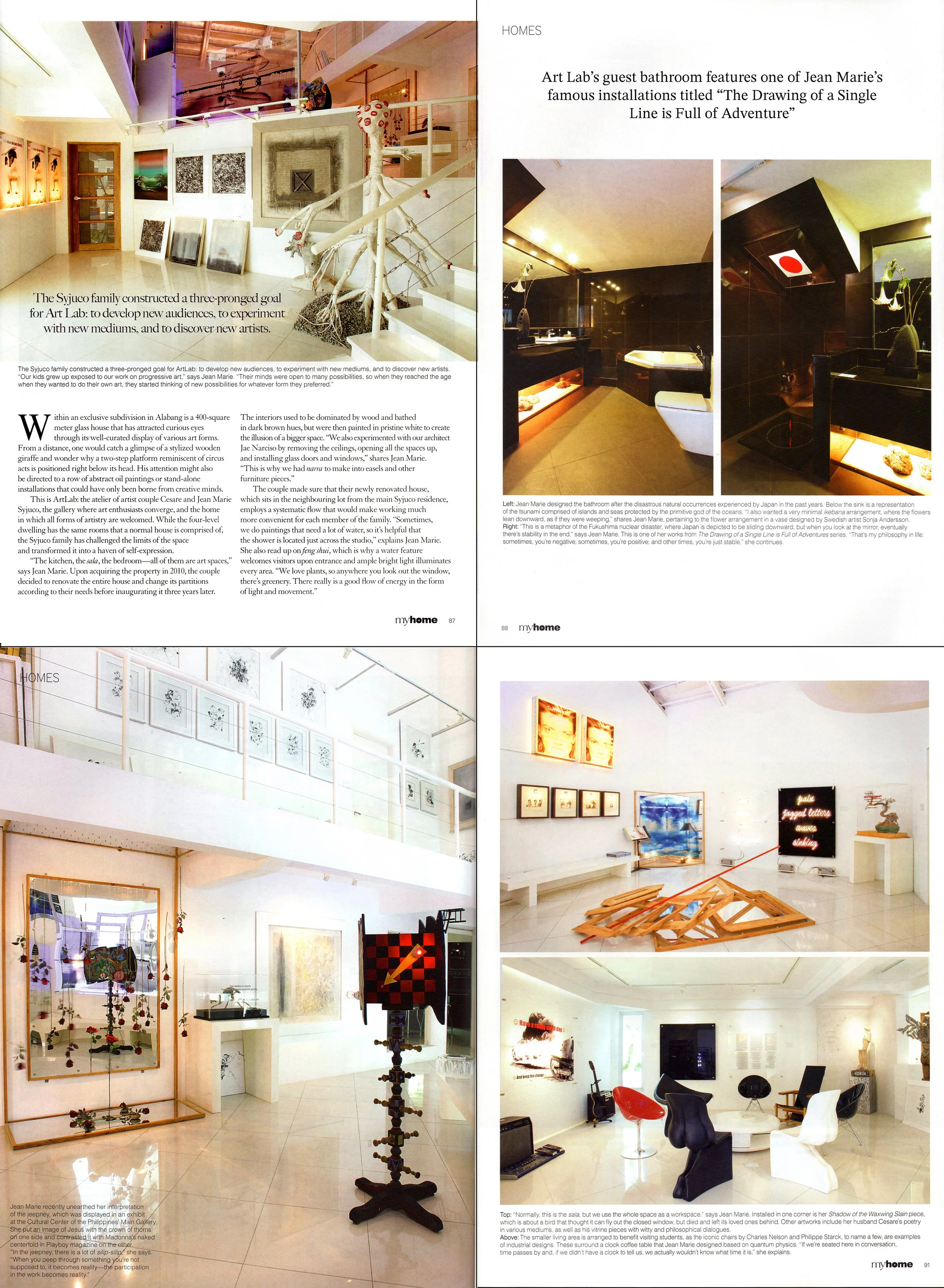 Art Lab: Atelier Cesare and Jean Marie Syjuco - magazine feature - art and interior design - Art Lab: The Syjuco Museum, Alabang Muntinlupa City Metro Manila Philippines