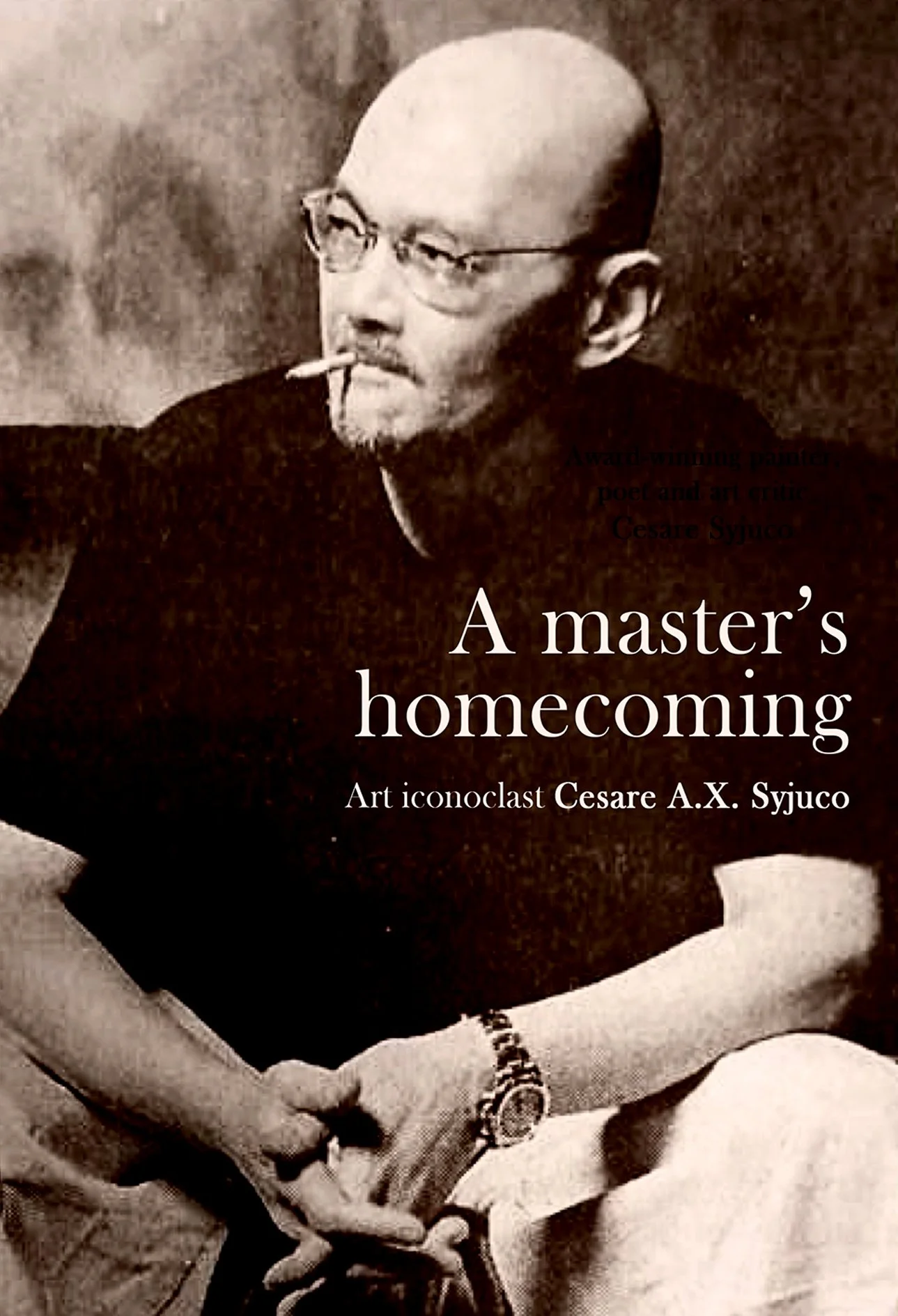Art iconoclast Cesare A.X. Syjuco - "A Master's Homecoming" - newspaper feature and article for Literary Hybrids
