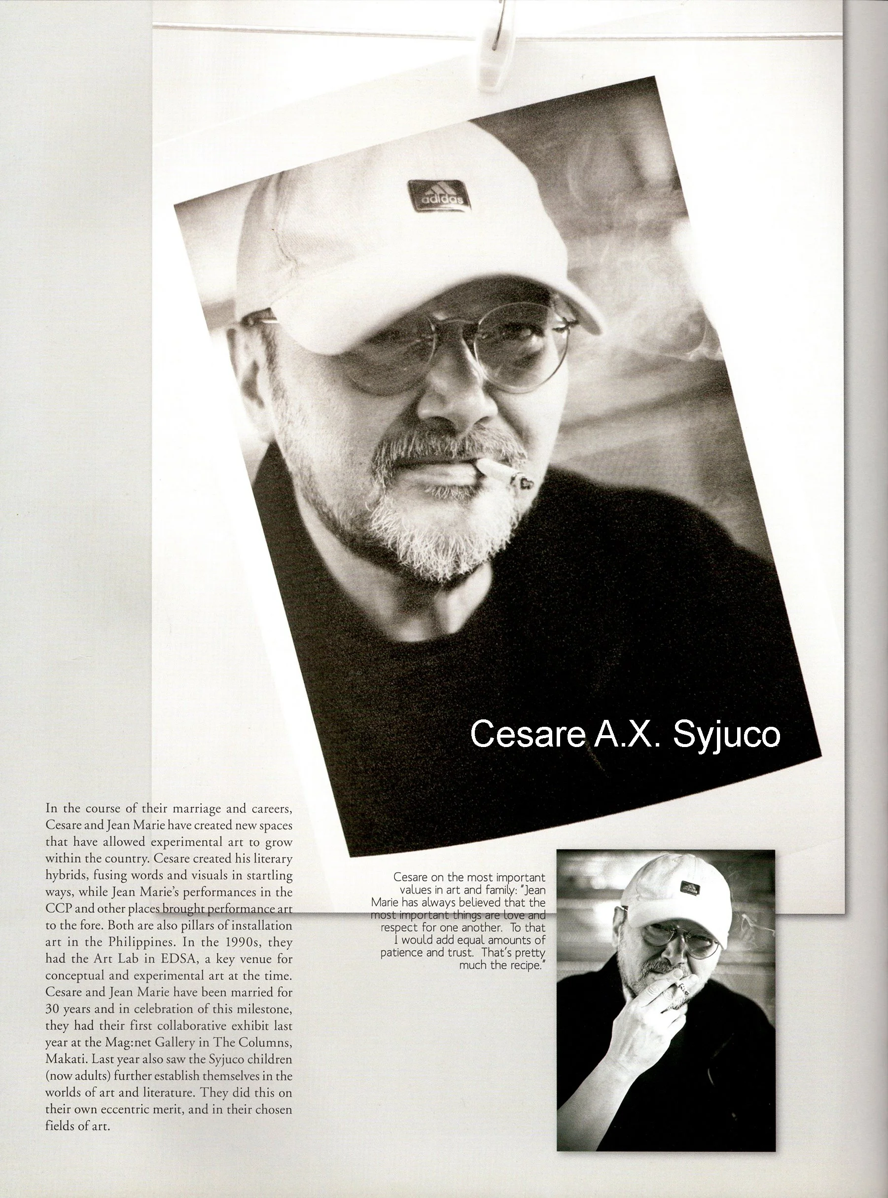 Cesare A.X. Syjuco - Metro Society magazine feature