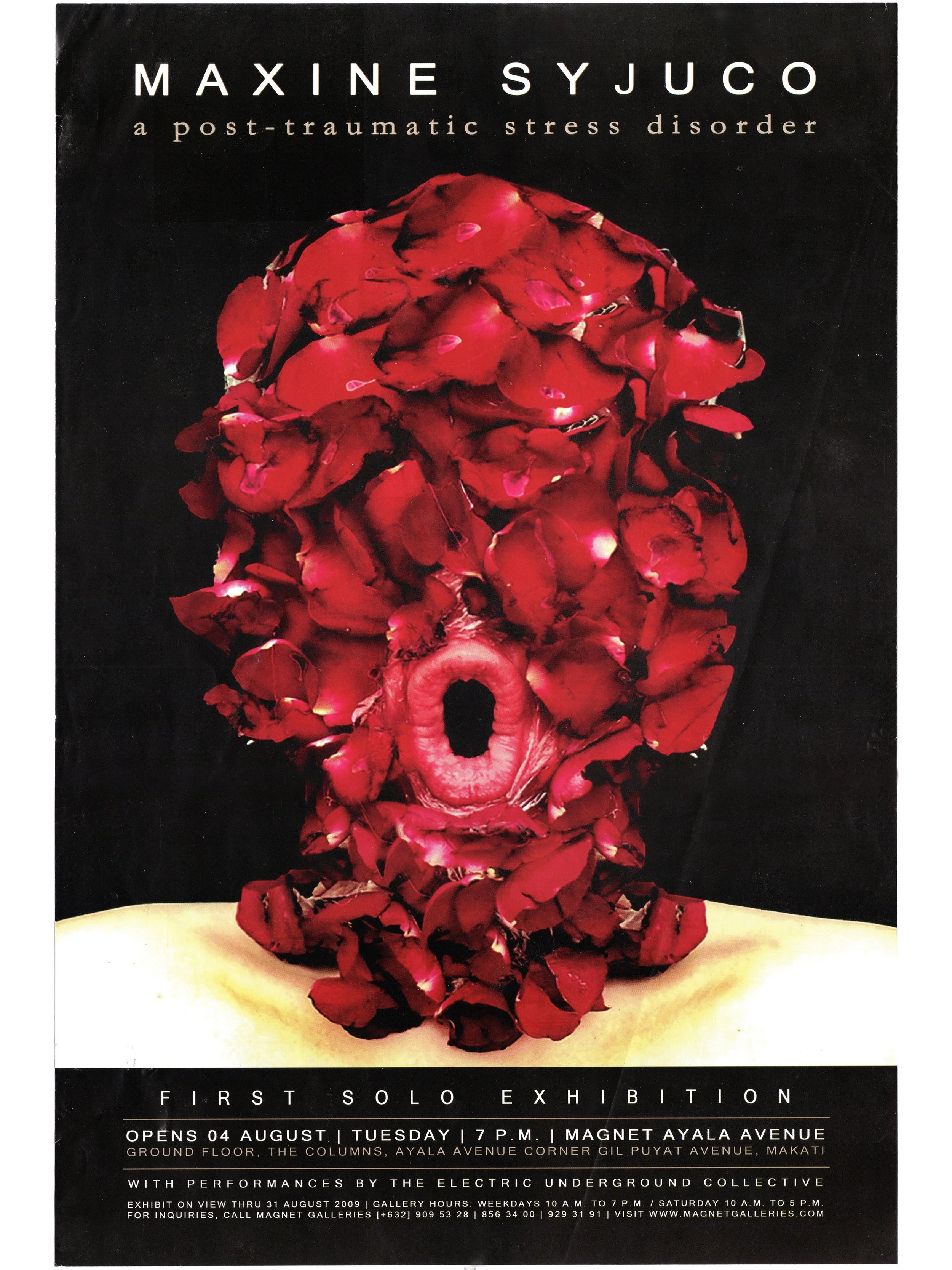 Maxine Syjuco: "A Post-traumatic Stress Disorder", Mag:net Ayala Avenue (2009) - Design by Maxine Syjuco