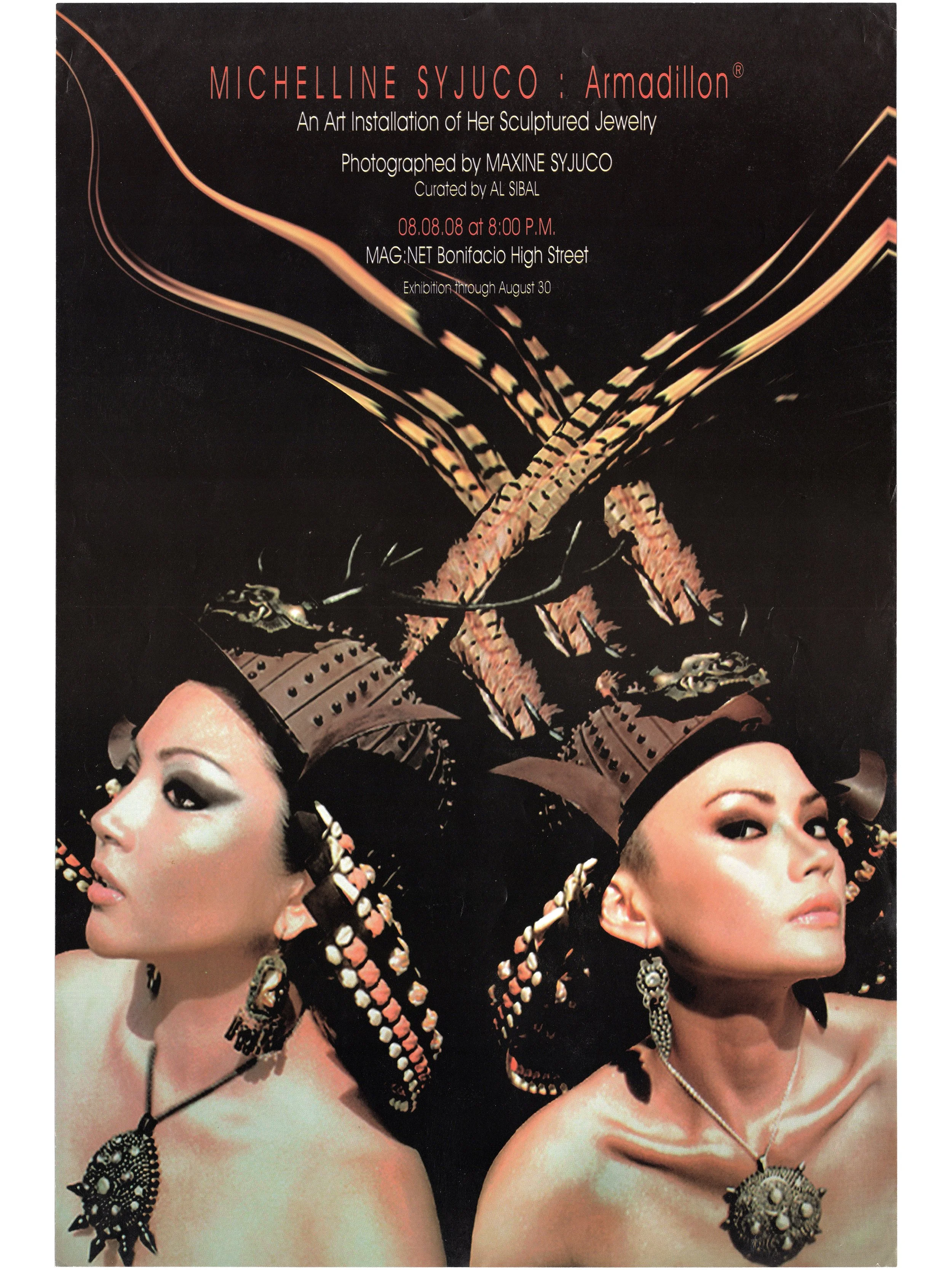 Michelline Syjuco: "Armadillon® (An Art Installation of Her Sculptured Jewelry)", Mag:net Bonifacio High Street (2008) - Photography + Design by Maxine Syjuco