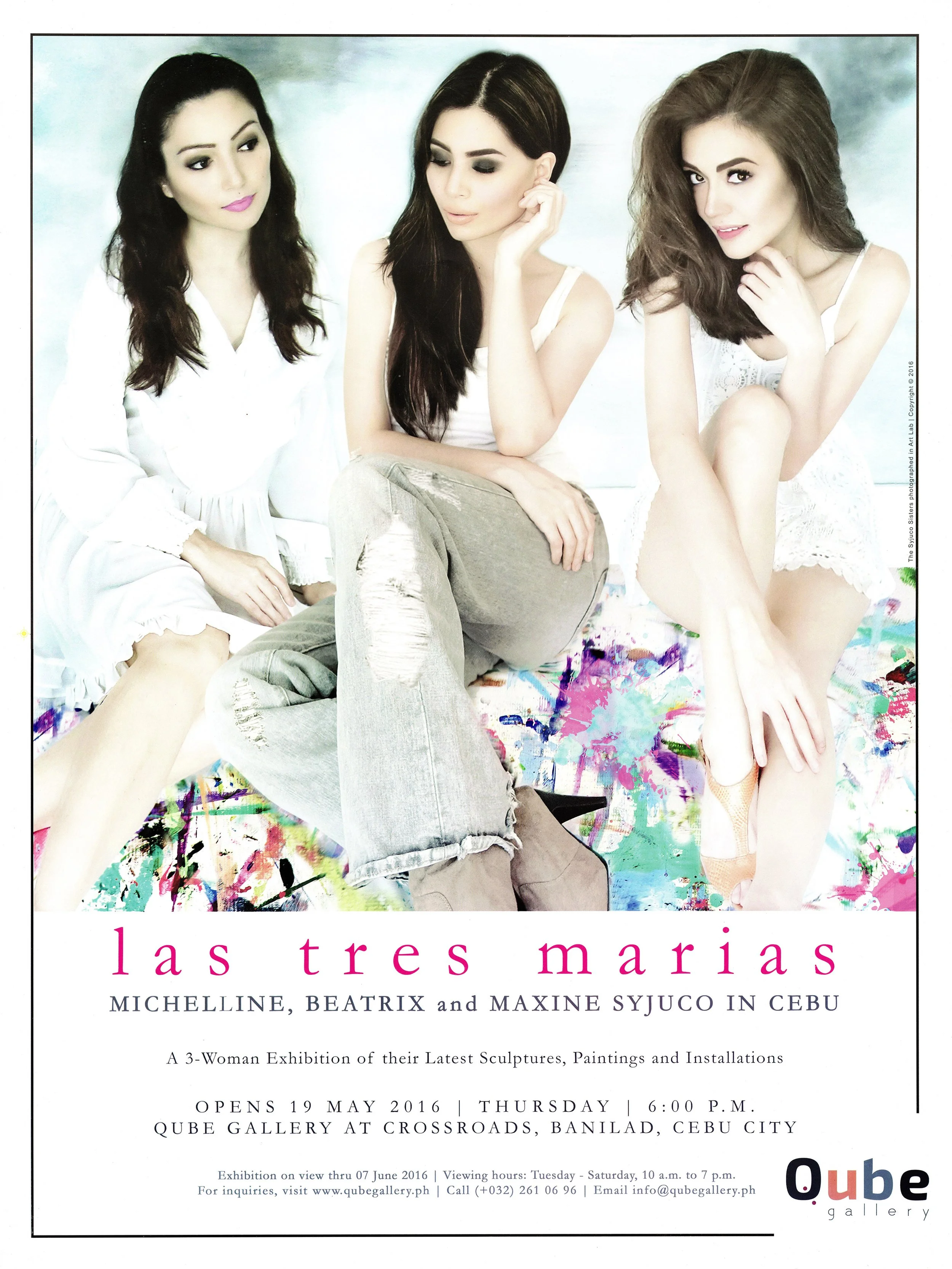 Michelline Syjuco • Beatrix Syjuco • Maxine Syjuco: "Las Tres Marias", Qube Gallery (2016)