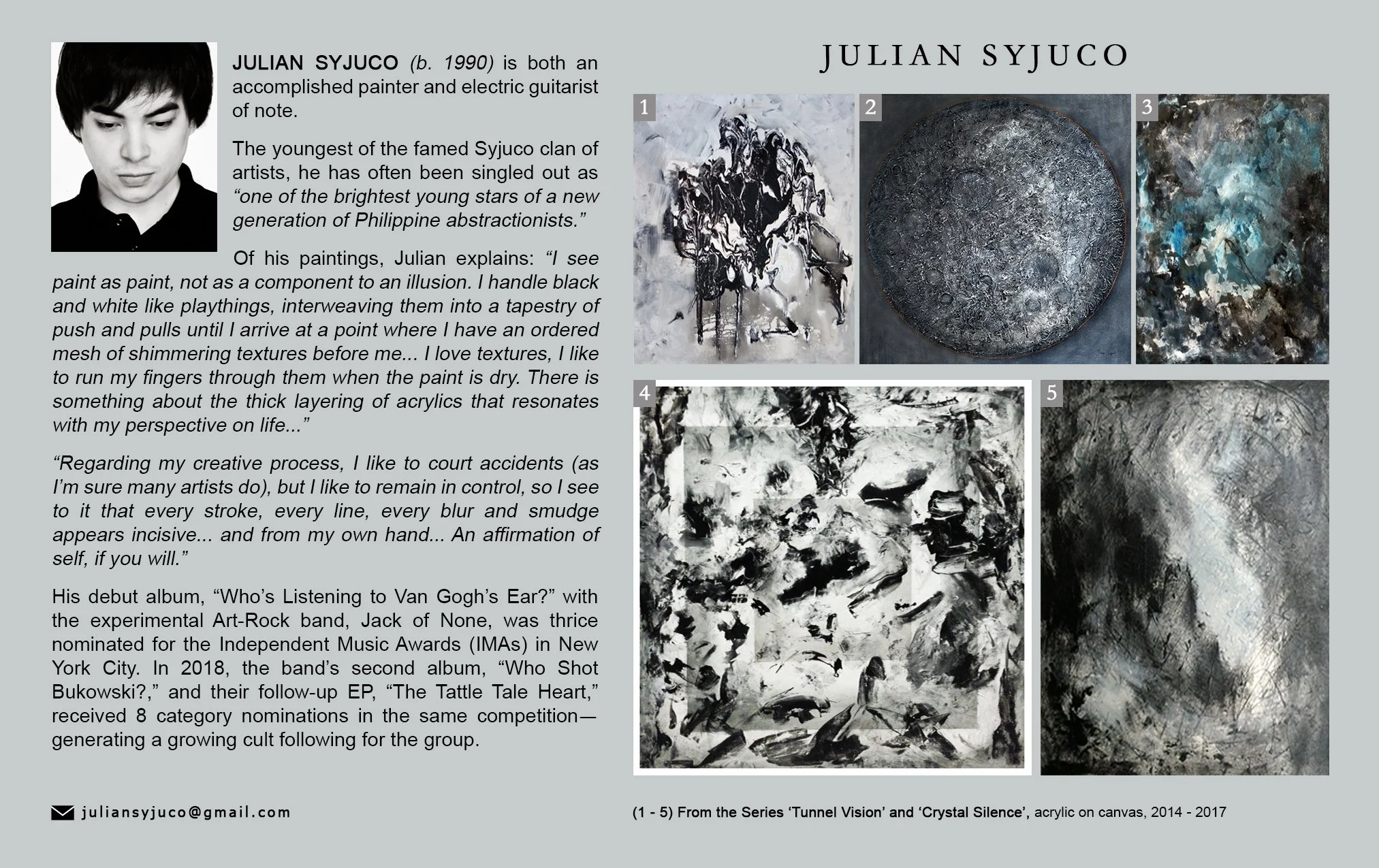 Julian Syjuco - biography biodata and artworks from the ART LAB catalog - The Syjuco Museum
