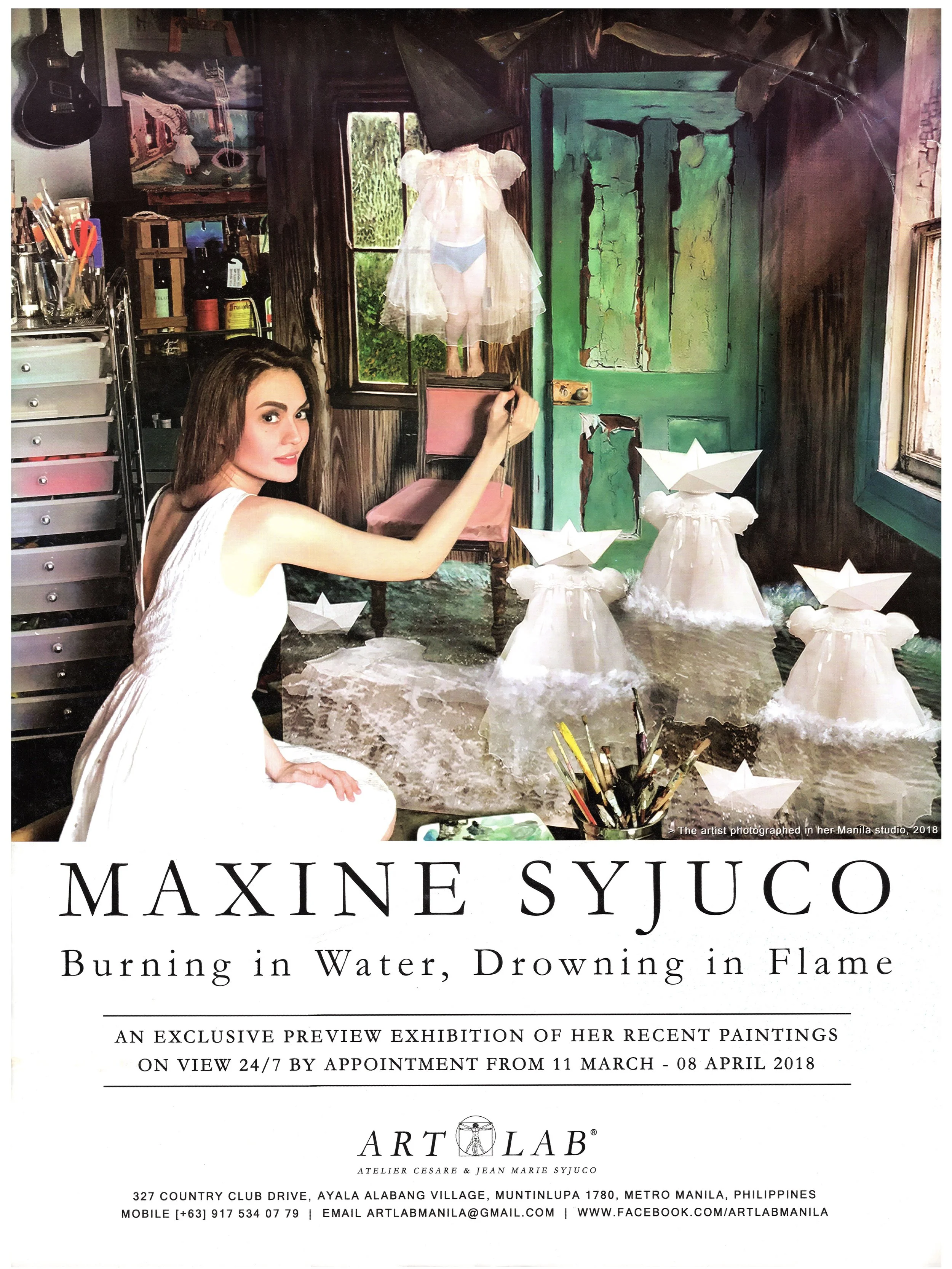 Maxine Syjuco: "Burning in Water, Drowning in Flame", Art Lab® (2018) - Design by Maxine Syjuco