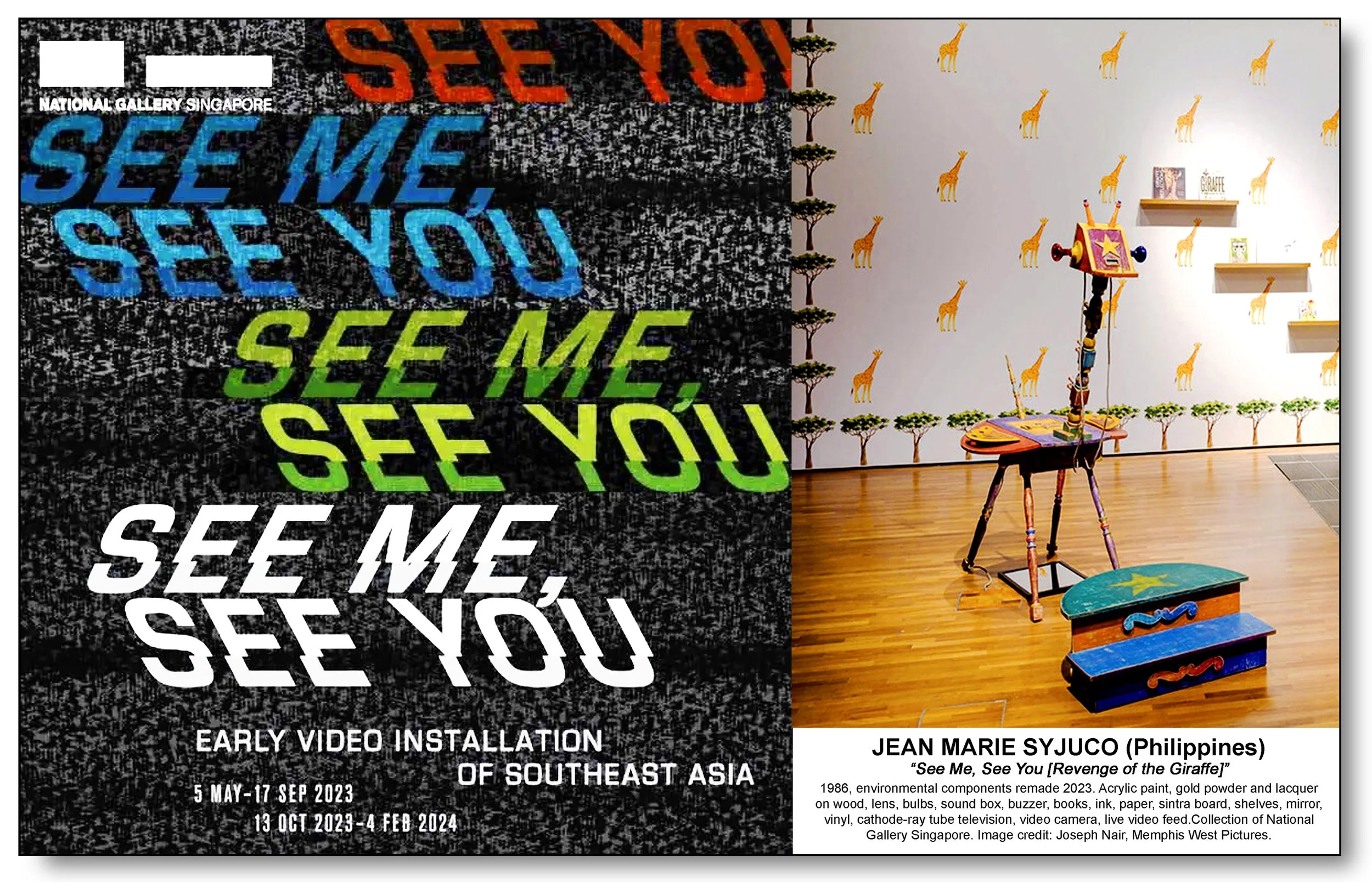 Jean Marie Syjuco - See Me See You - Revenge of the Giraffe - National Gallery Singapore - Art Lab The Syjuco Museum