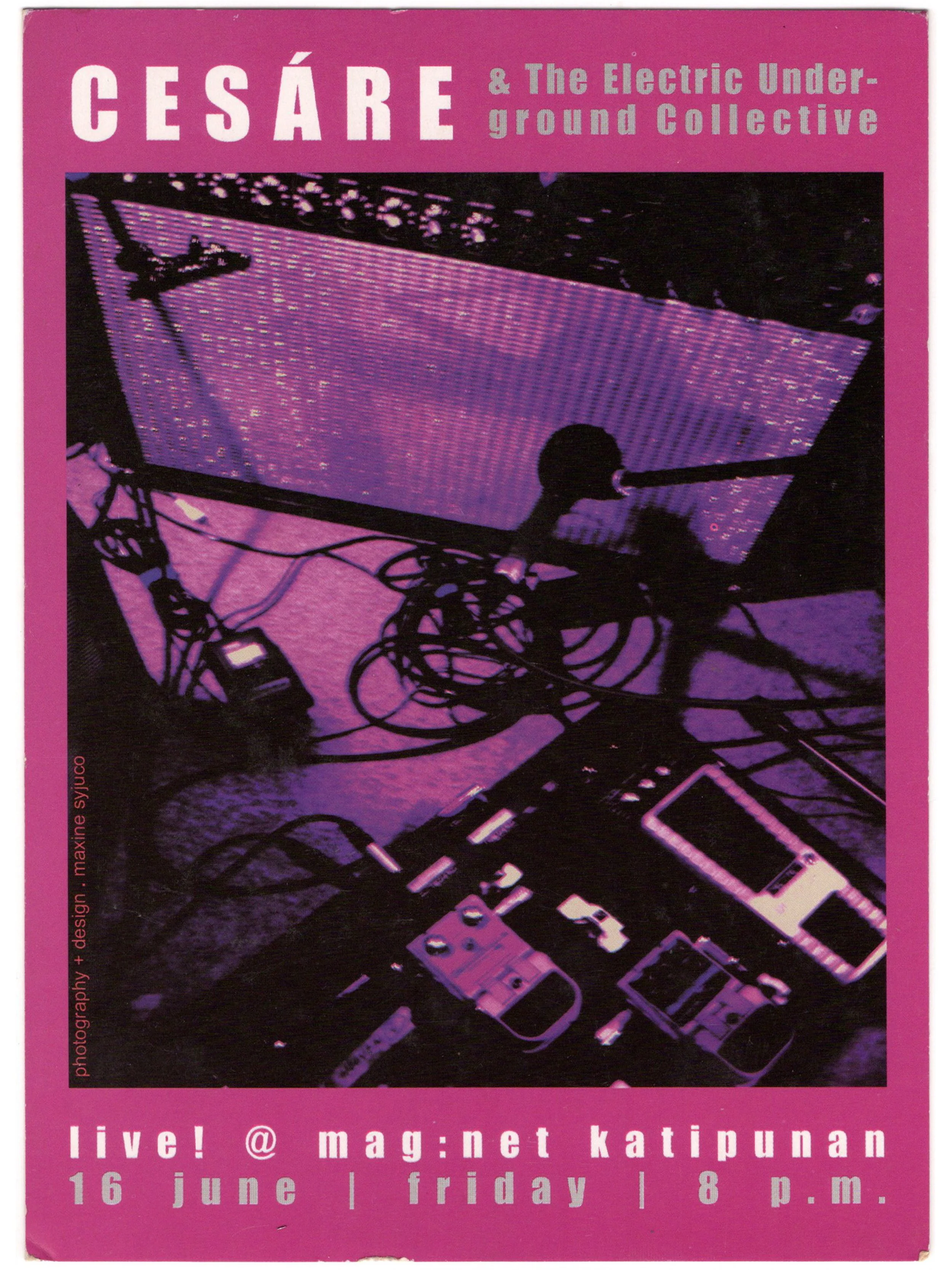 Cesare A.X. Syjuco: "Cesare & The Electric Underground Collective", Mag:net Katipunan (2006) - Photography + Design by Maxine Syjuco