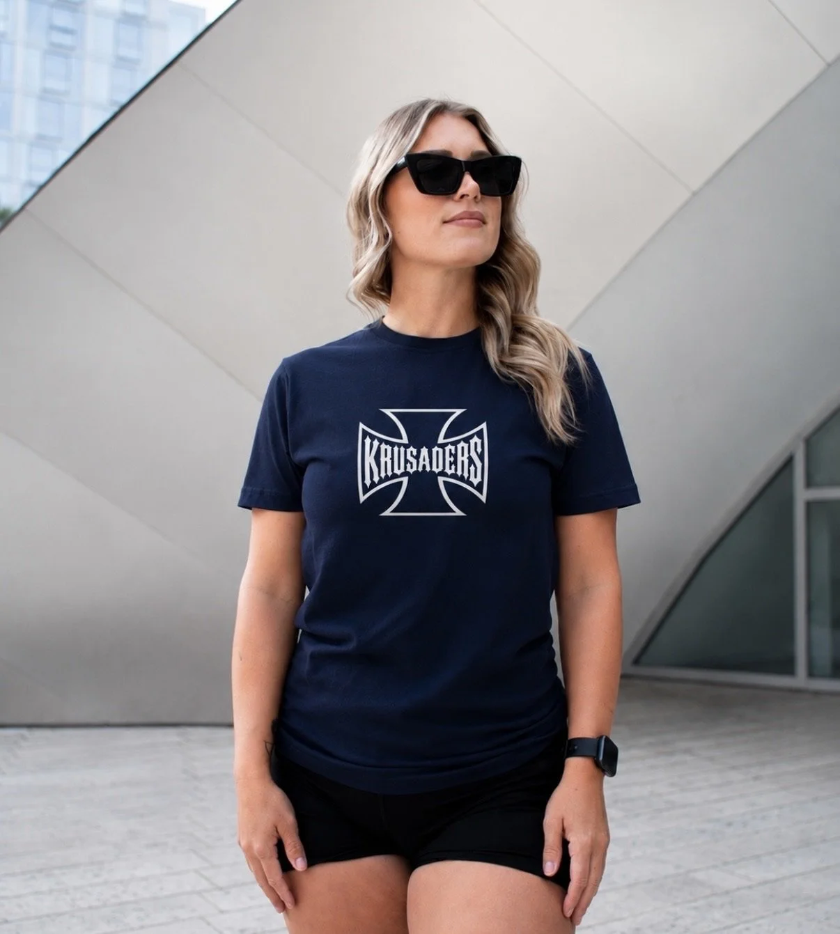 Faith over fear Navy women shirt